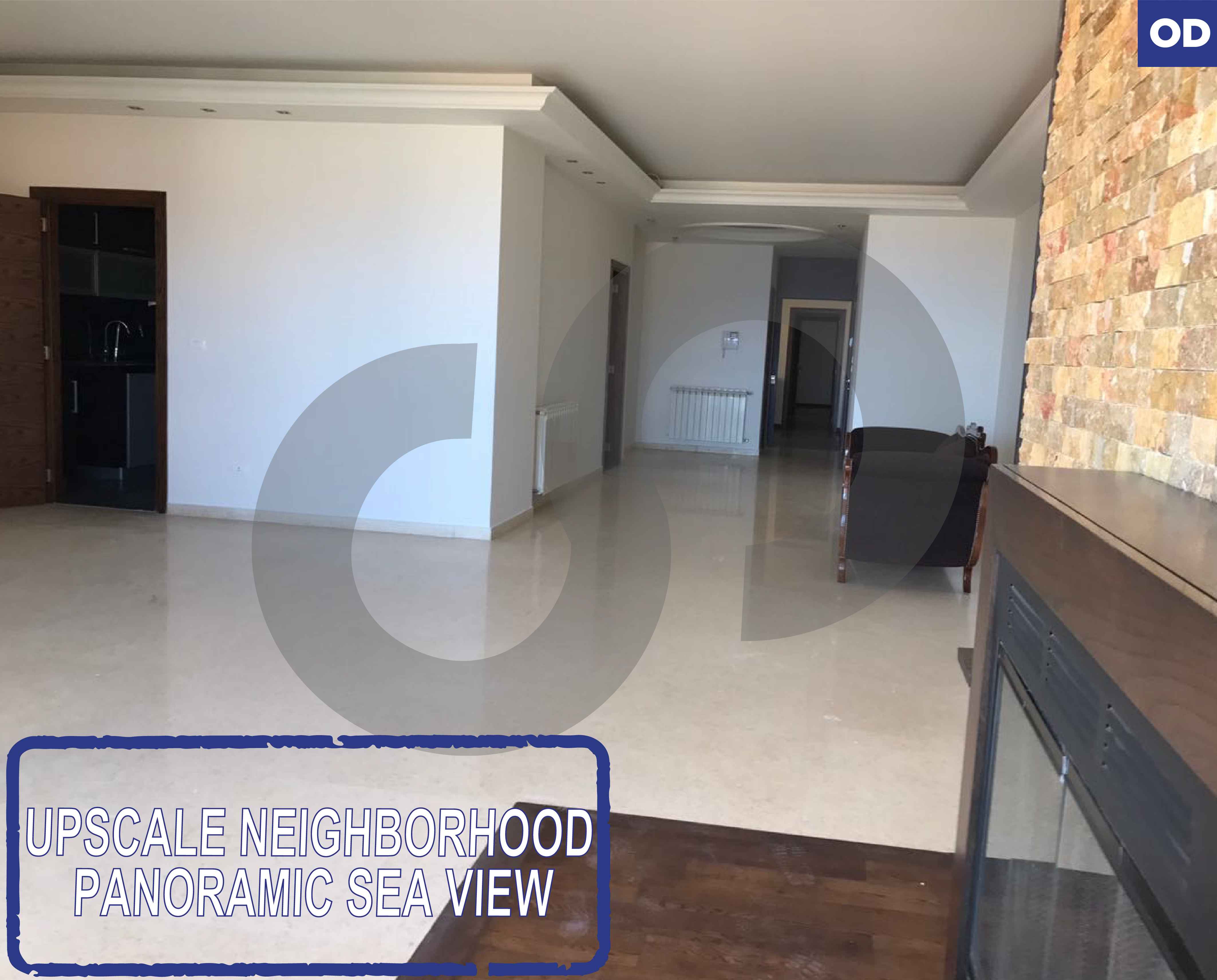 Panoramic sea view- calm and prestigious area IN MTAYLEB