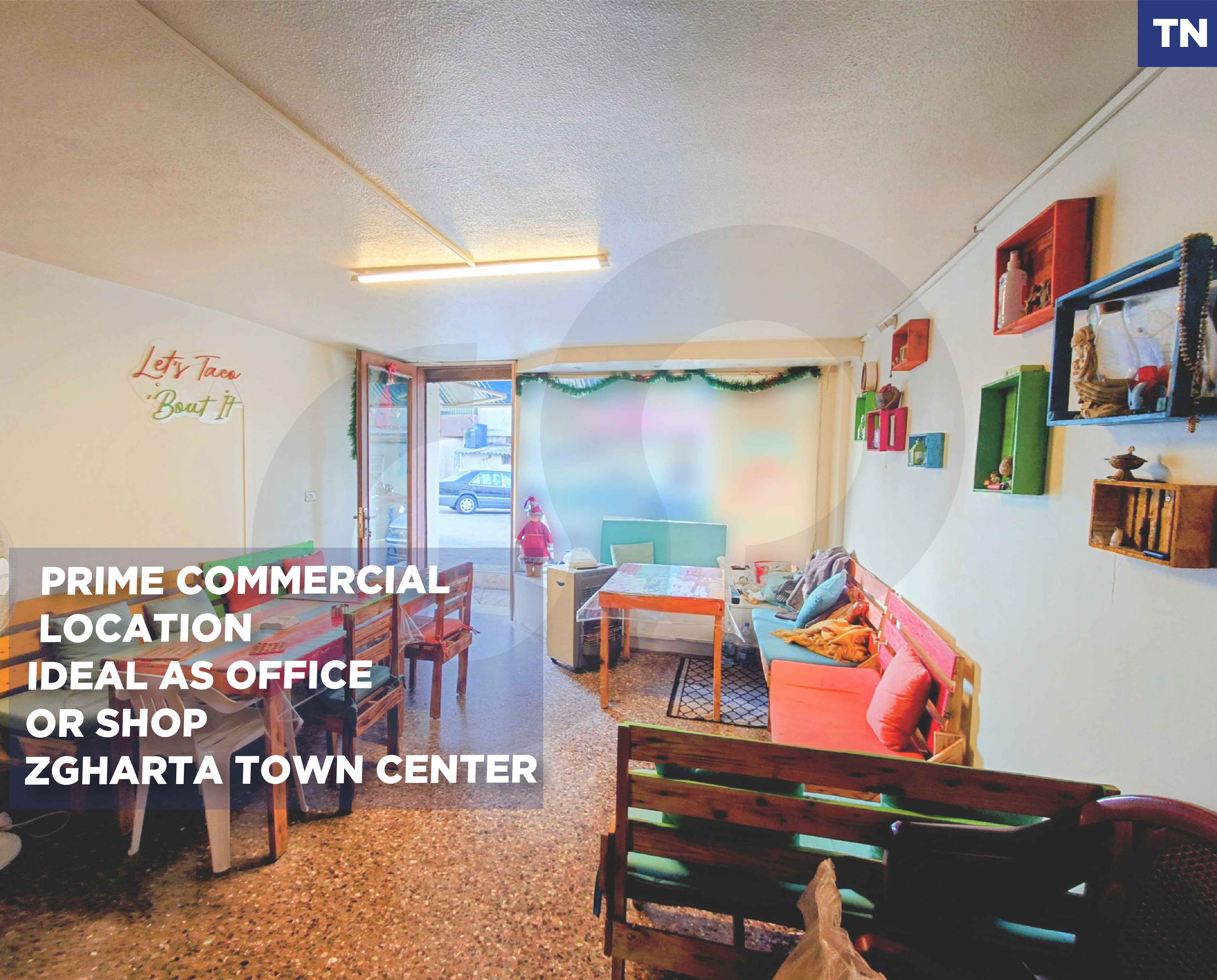 Office or Shop for Rent in Zgharta Town –