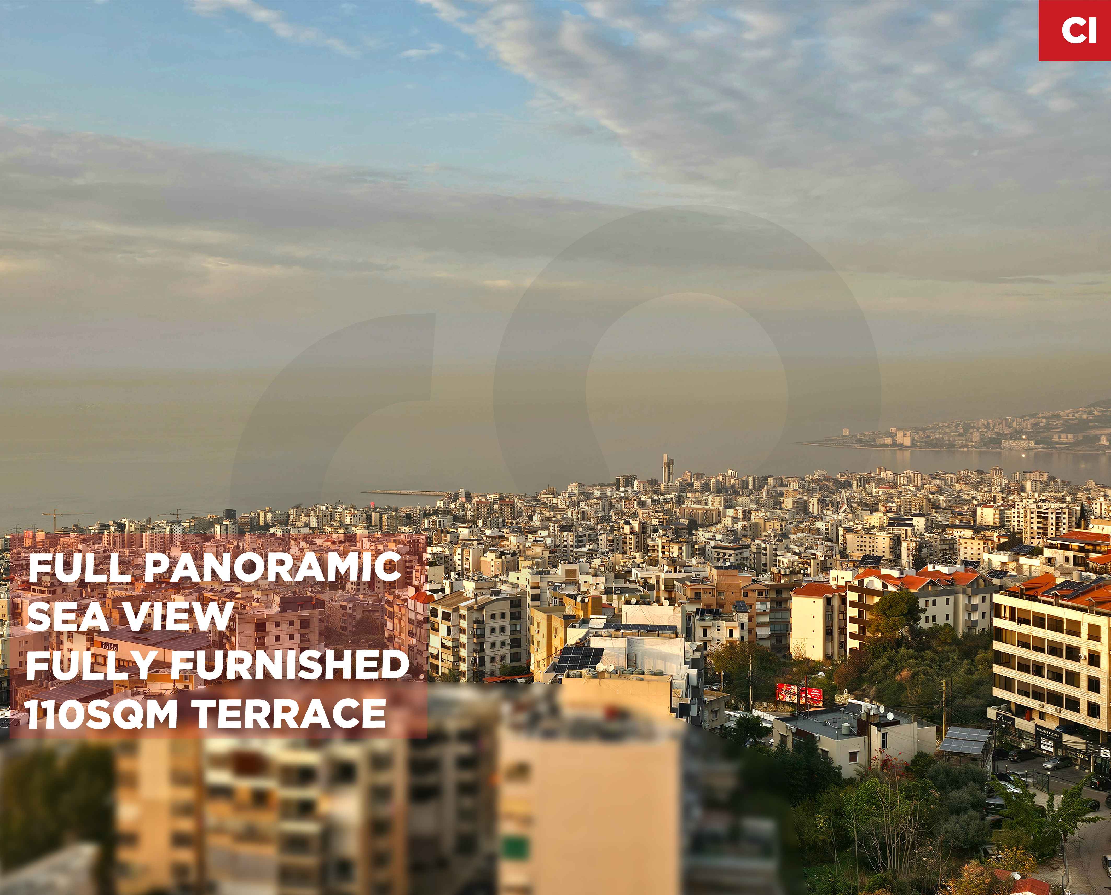 4 Terraces - Full panoramic sea view IN ZOUK MOSBEH !
