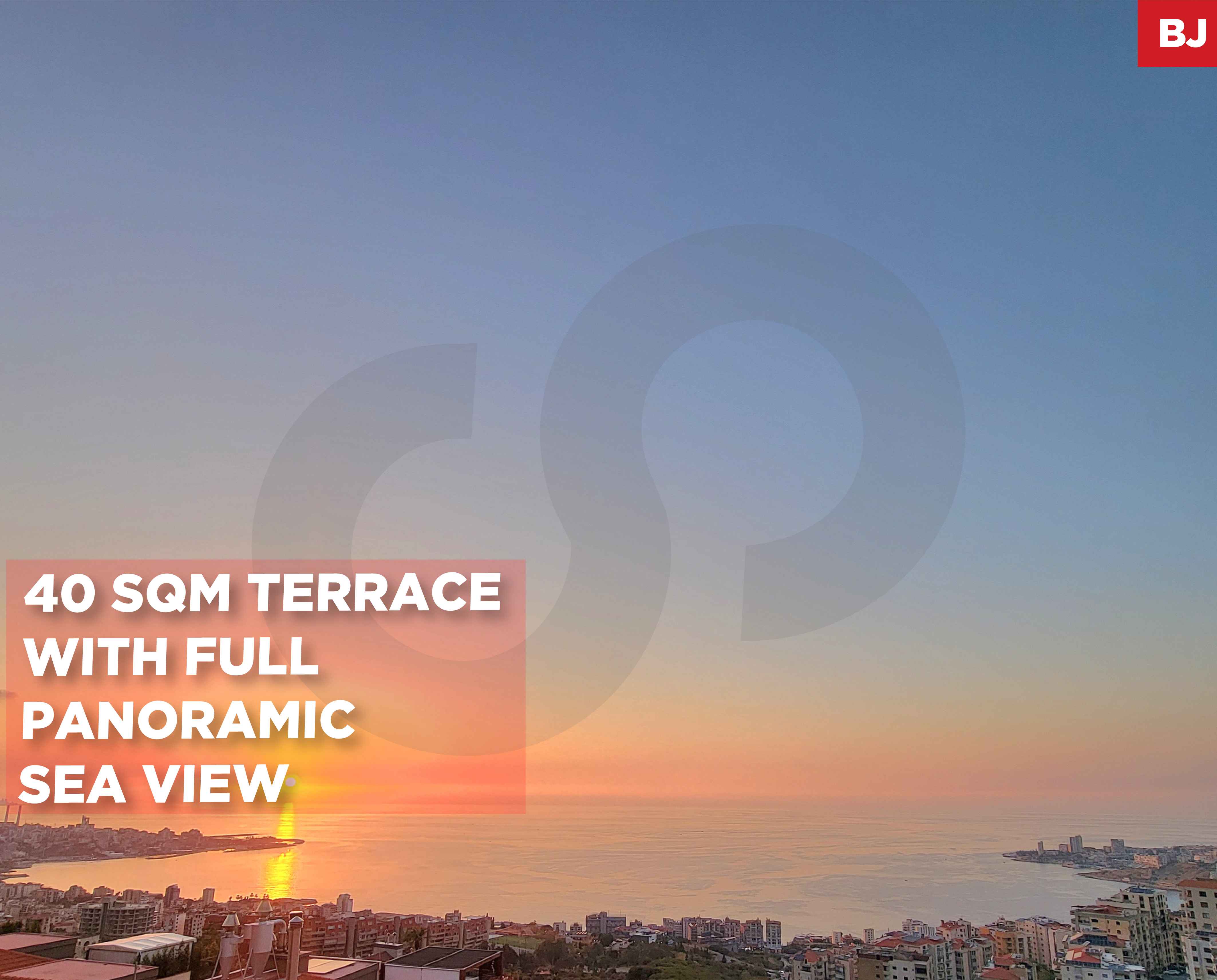 40 sqm terrace /sea view /Balconies /SAHEL ALMA !