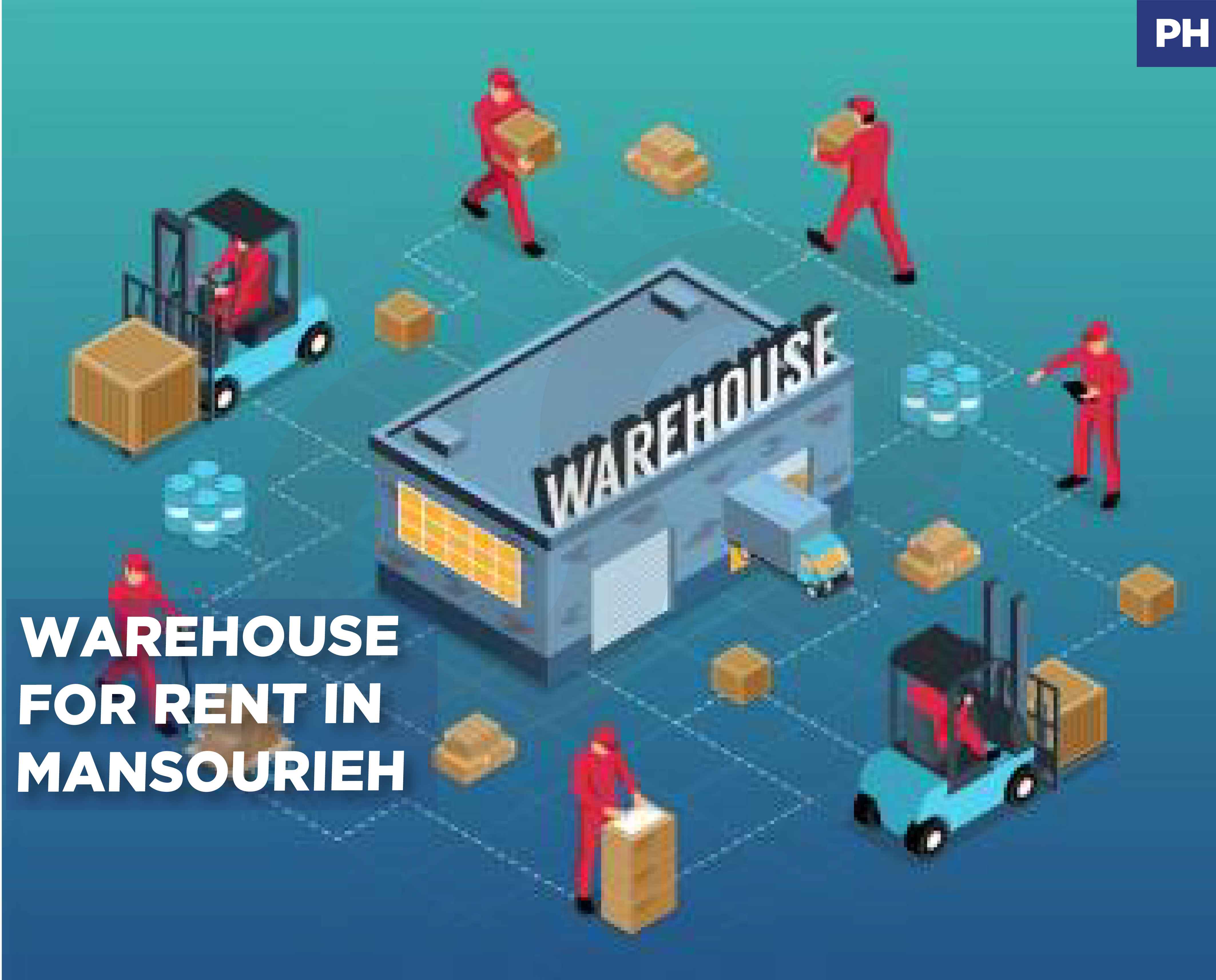 Functional Warehouse for rent in Mansourieh- ! — الصورة 1