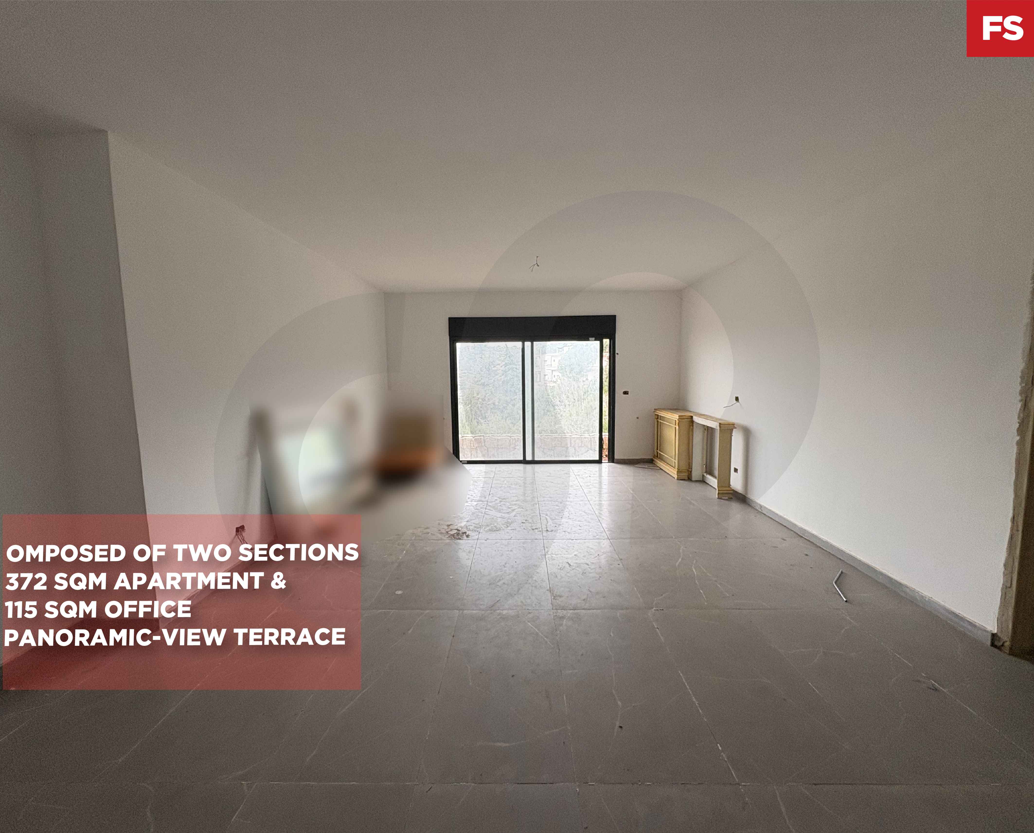 Balcony/100 sqm Terrace/COVERED parking/Aachqout