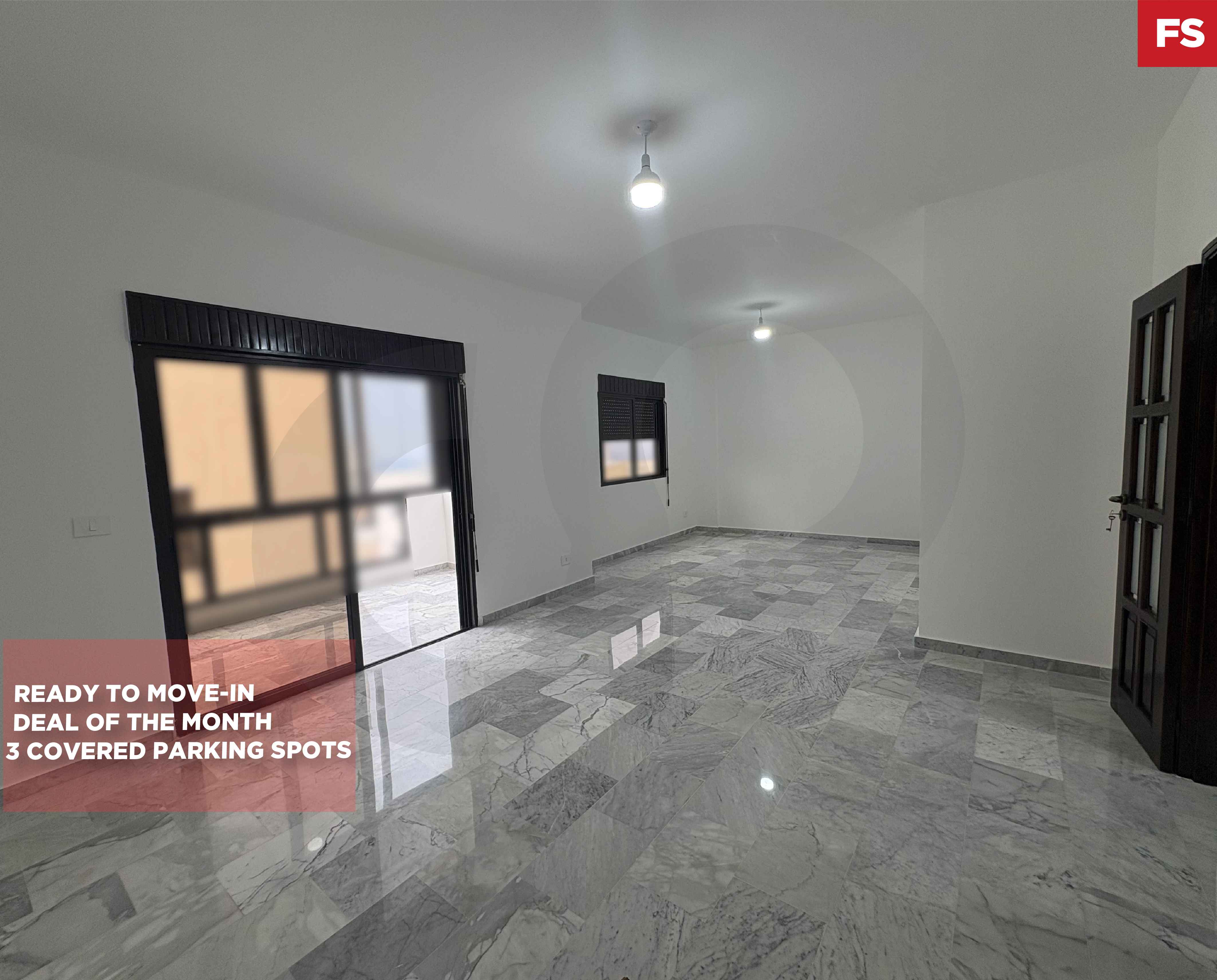 3 Balconies/3 Covered Parking spots/Zouk Mosbeh