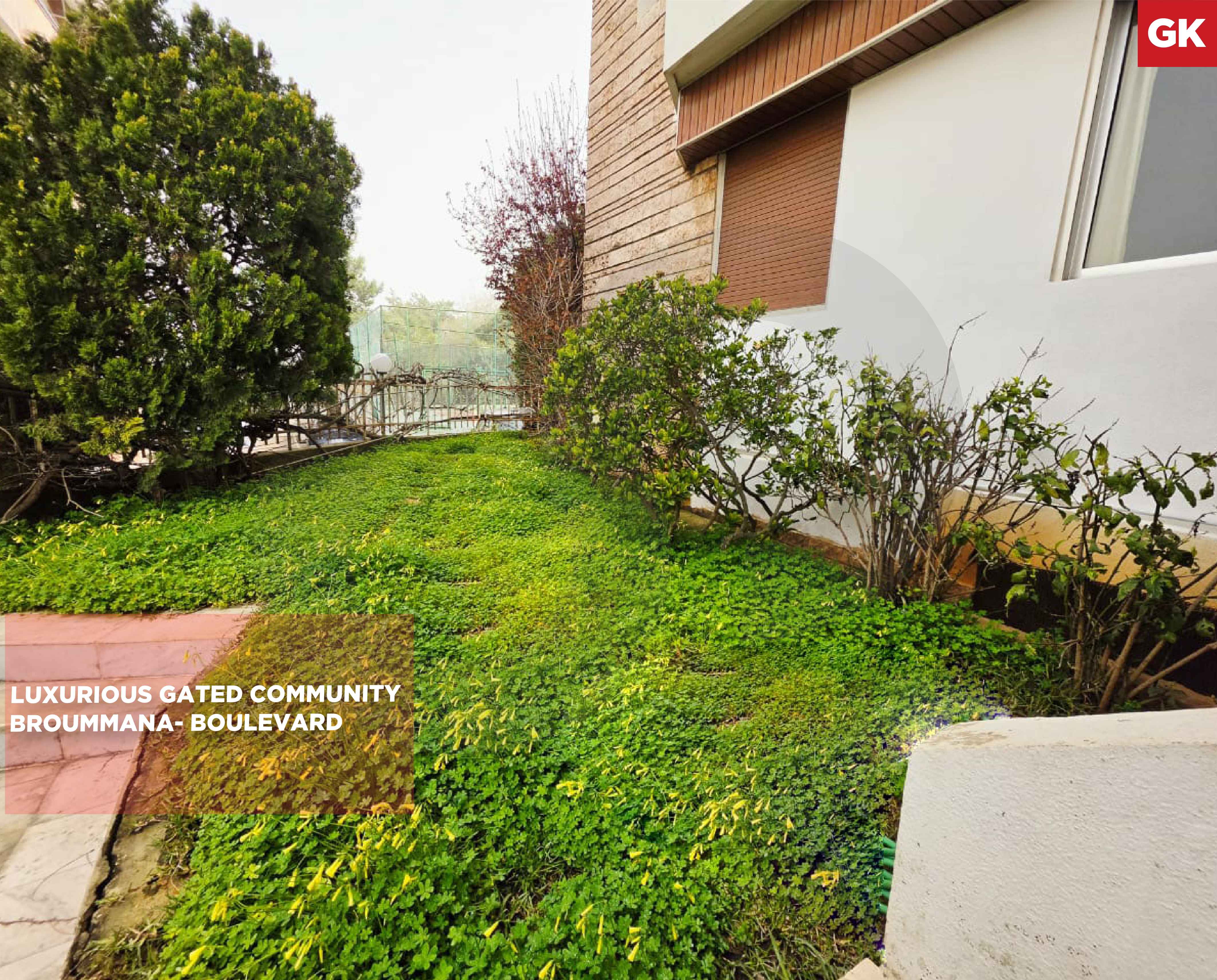 100 sqm garden/1 maid’s room/2 parking/Broummana