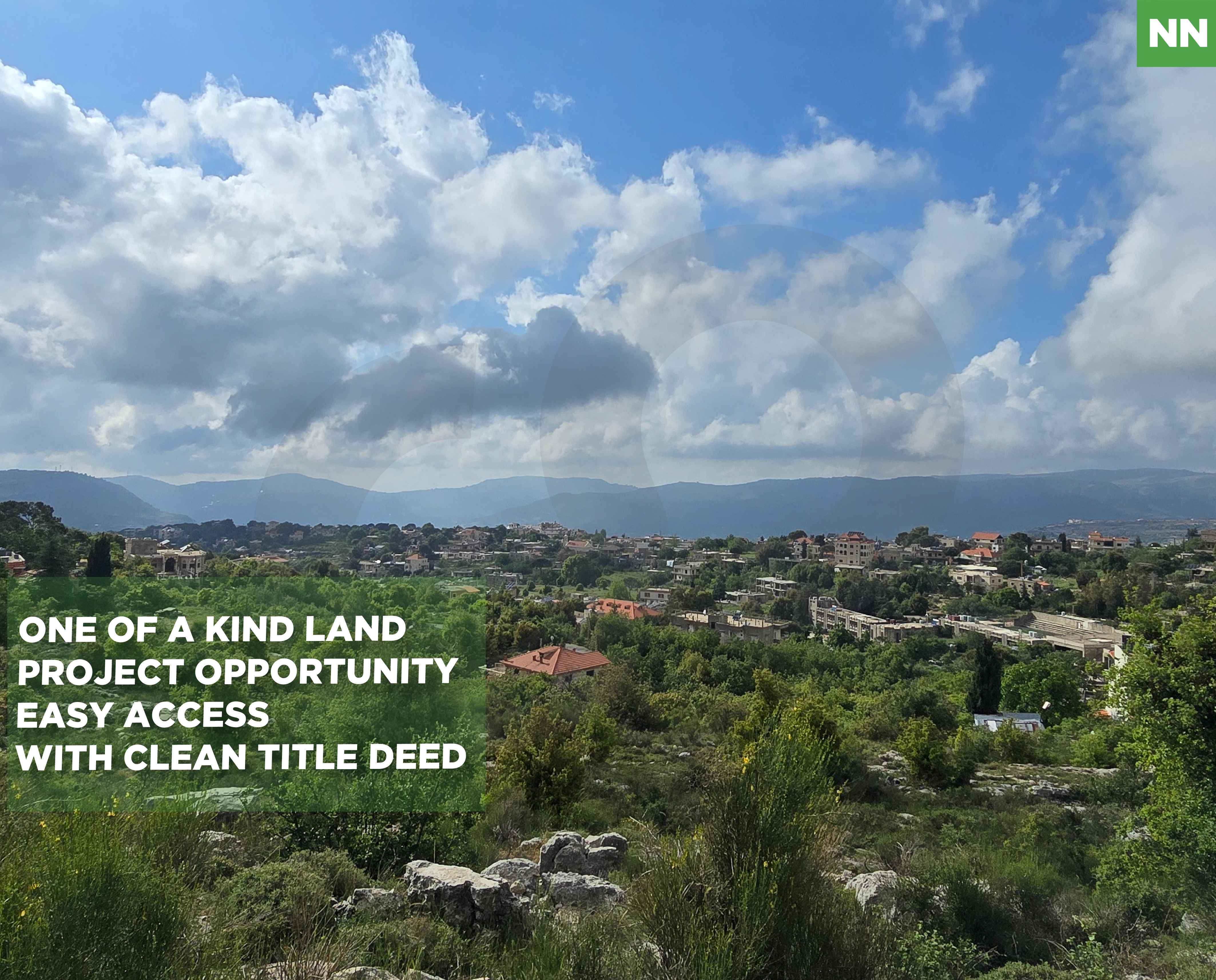 LAND/Kfarnabrakh - Chouf / Panoramic Mountain views