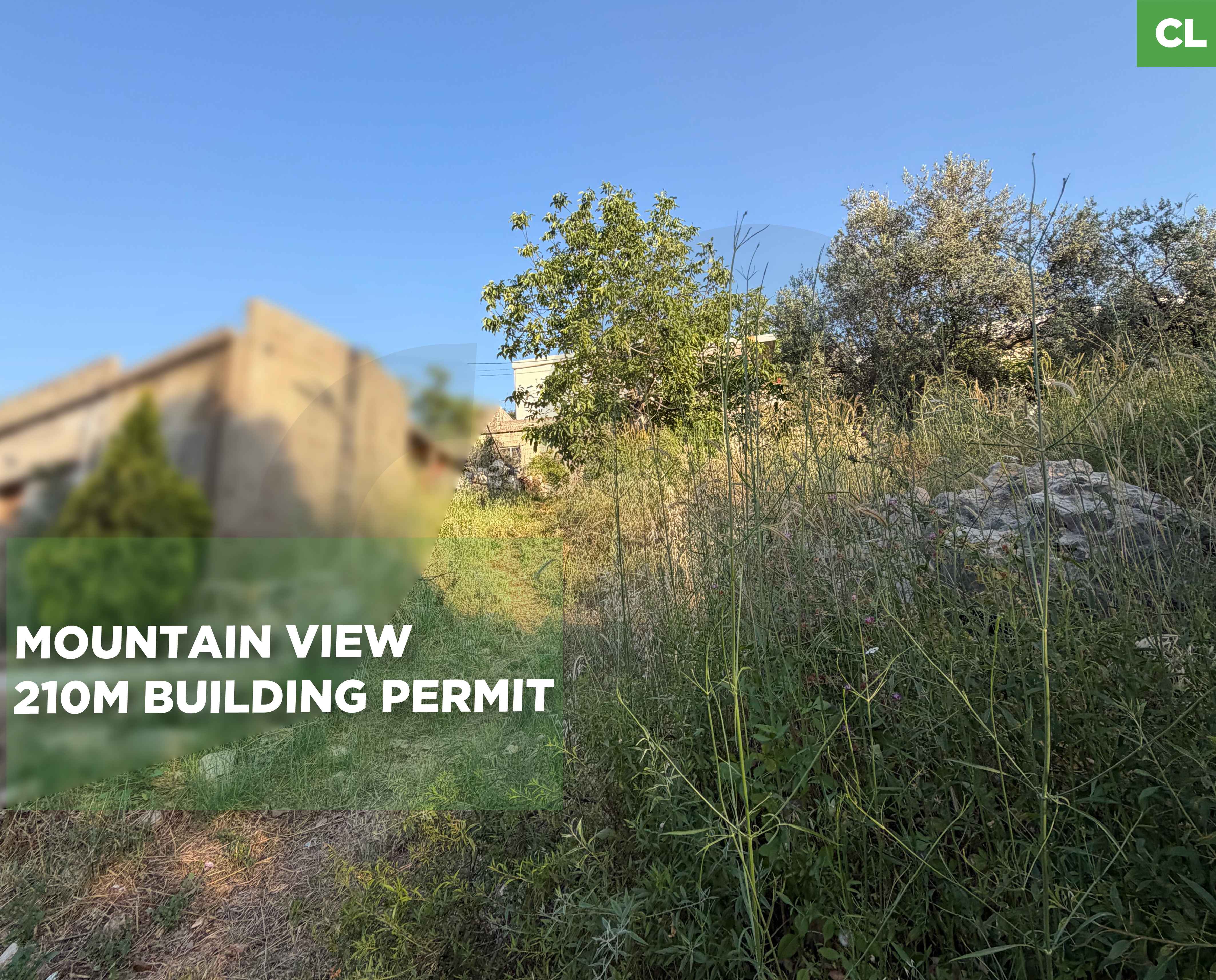 LAND/Aabeidat,Jbeil/beautiful mountain view
