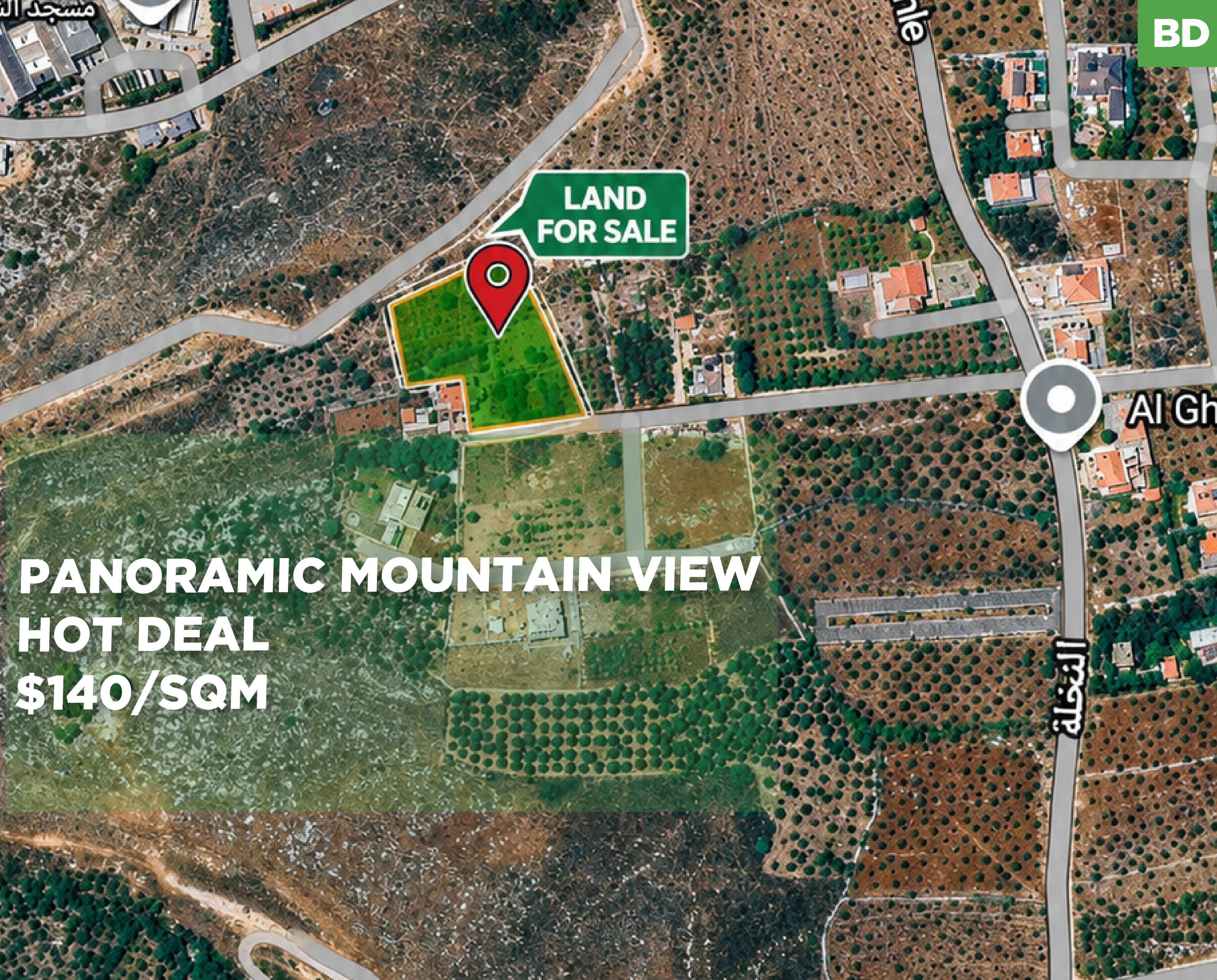 LAND/panoramic mountain views/KOURA,NAKHLE