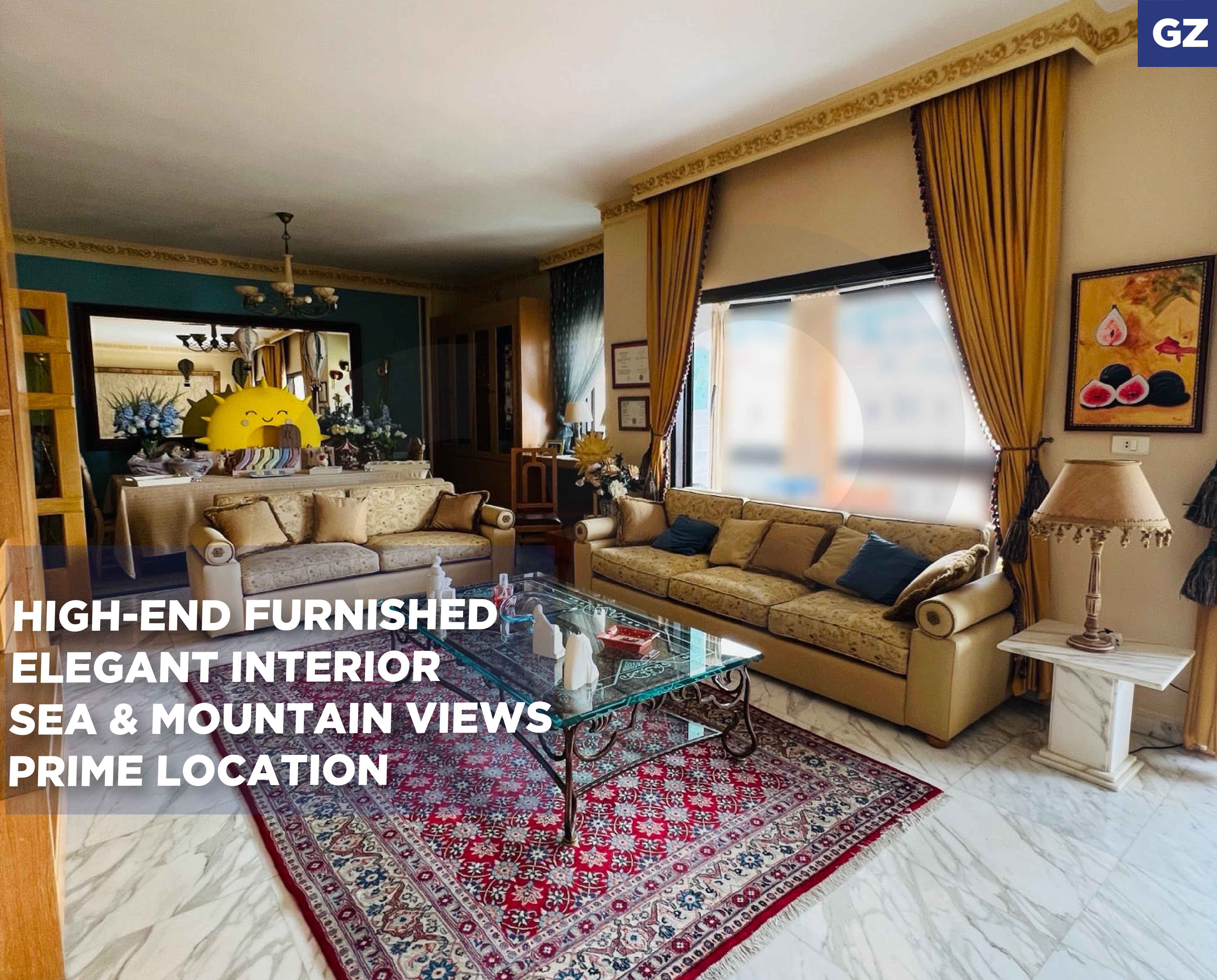 Furnished/ partial sea view/Adma/KESEROUAN