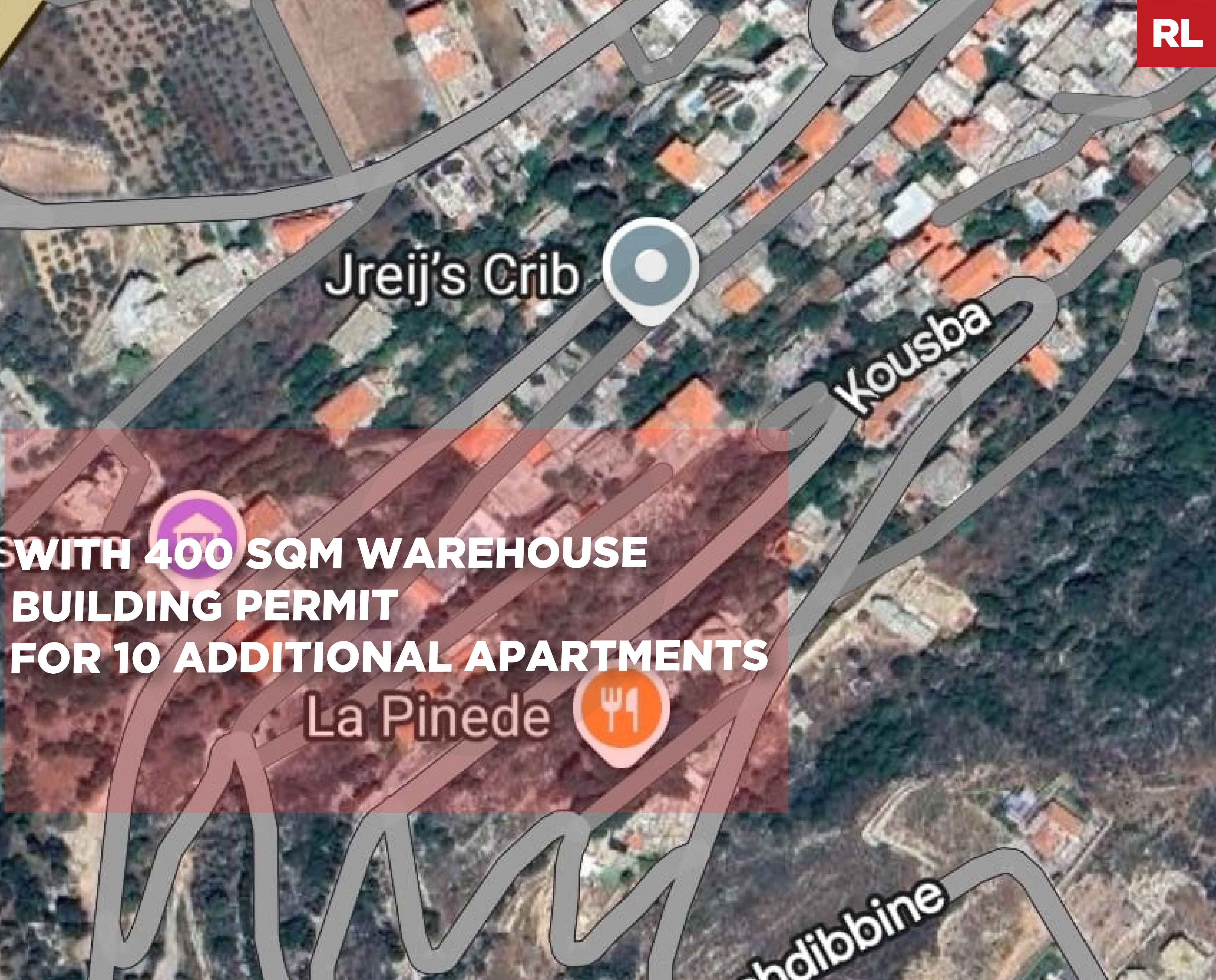 40/80 zoning/Residential building/KOUSBA,KOURA — الصورة 1