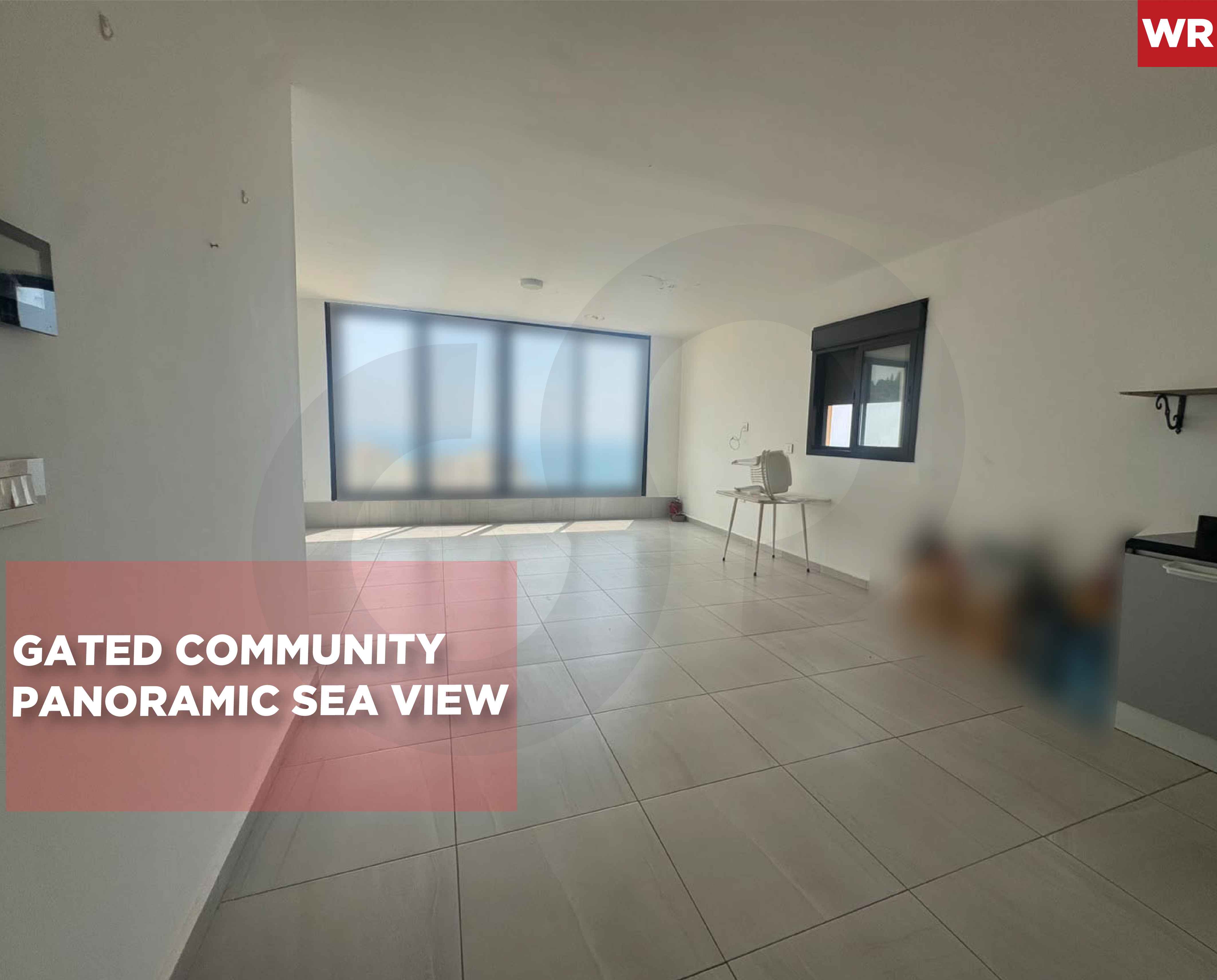 DUPLEX/24/7 community security/unobstructed panoramic sea view/BLAT/JBEIL