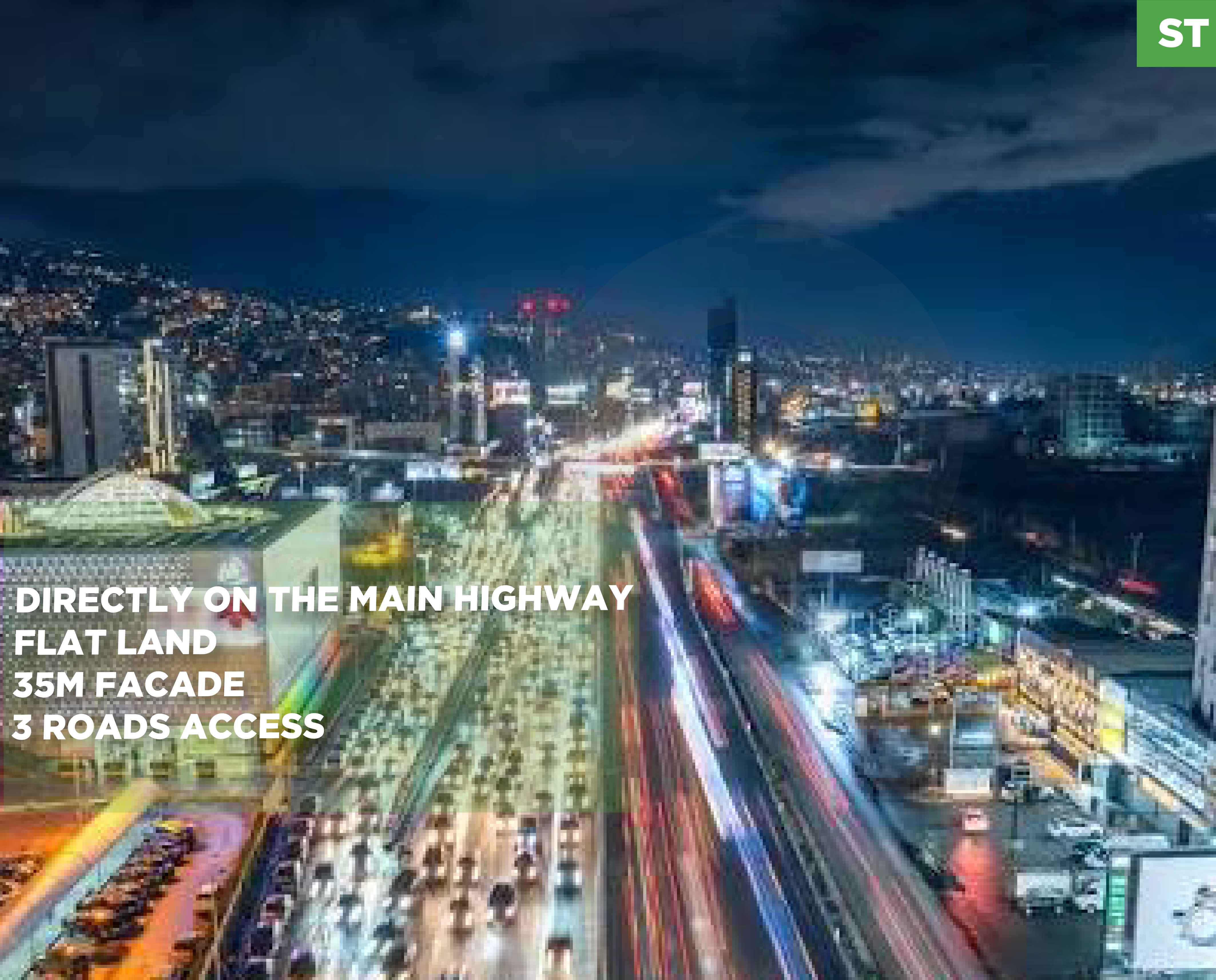Flat Land/ Dbayeh’s main highway /Zoning: 40/200