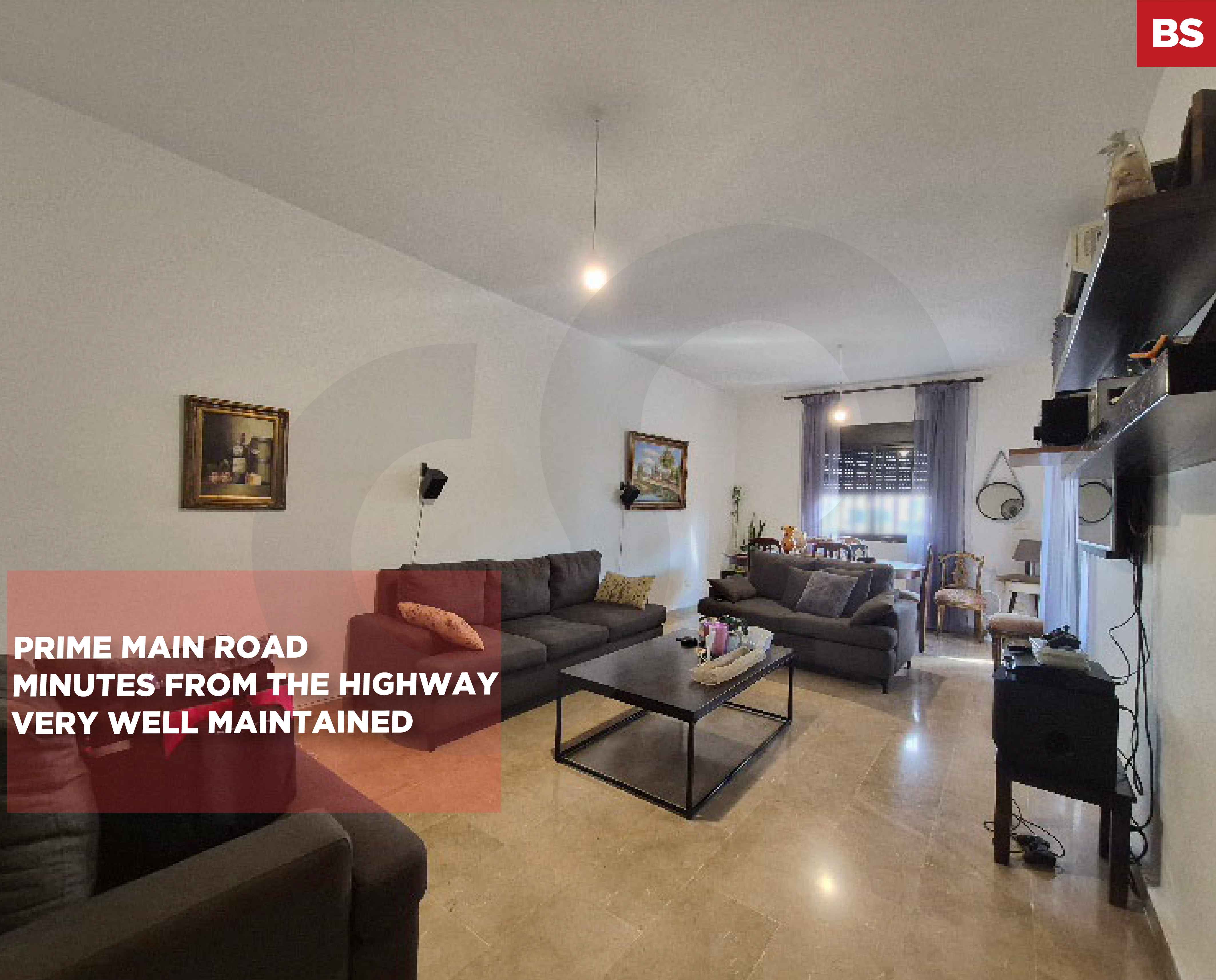 Very Well Maintained/Prime Main Road/BAOUCHRIYEH,METN