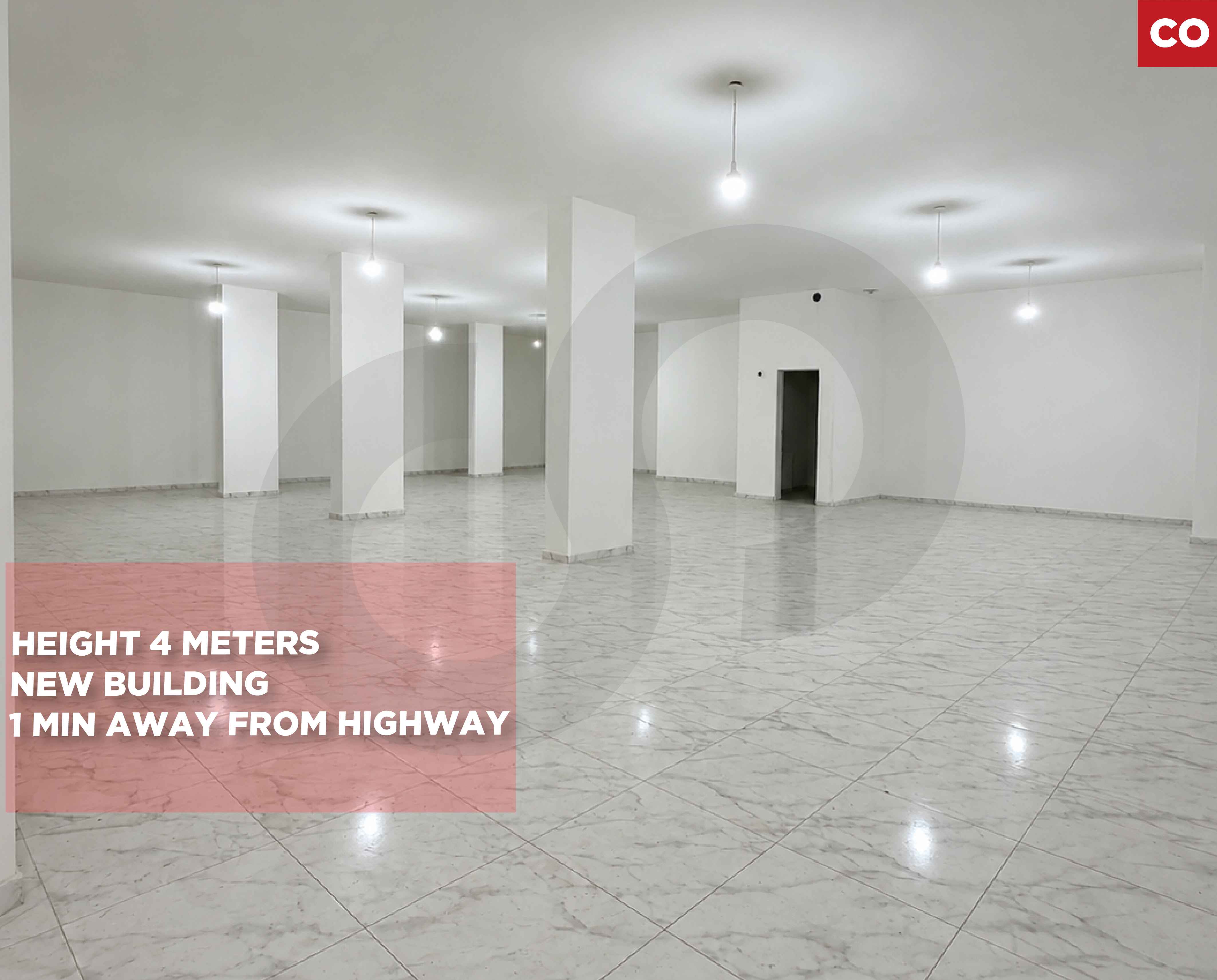 WAREHOUSE/4-meter ceiling height/strategic location/BOUAR,KESEROUAN