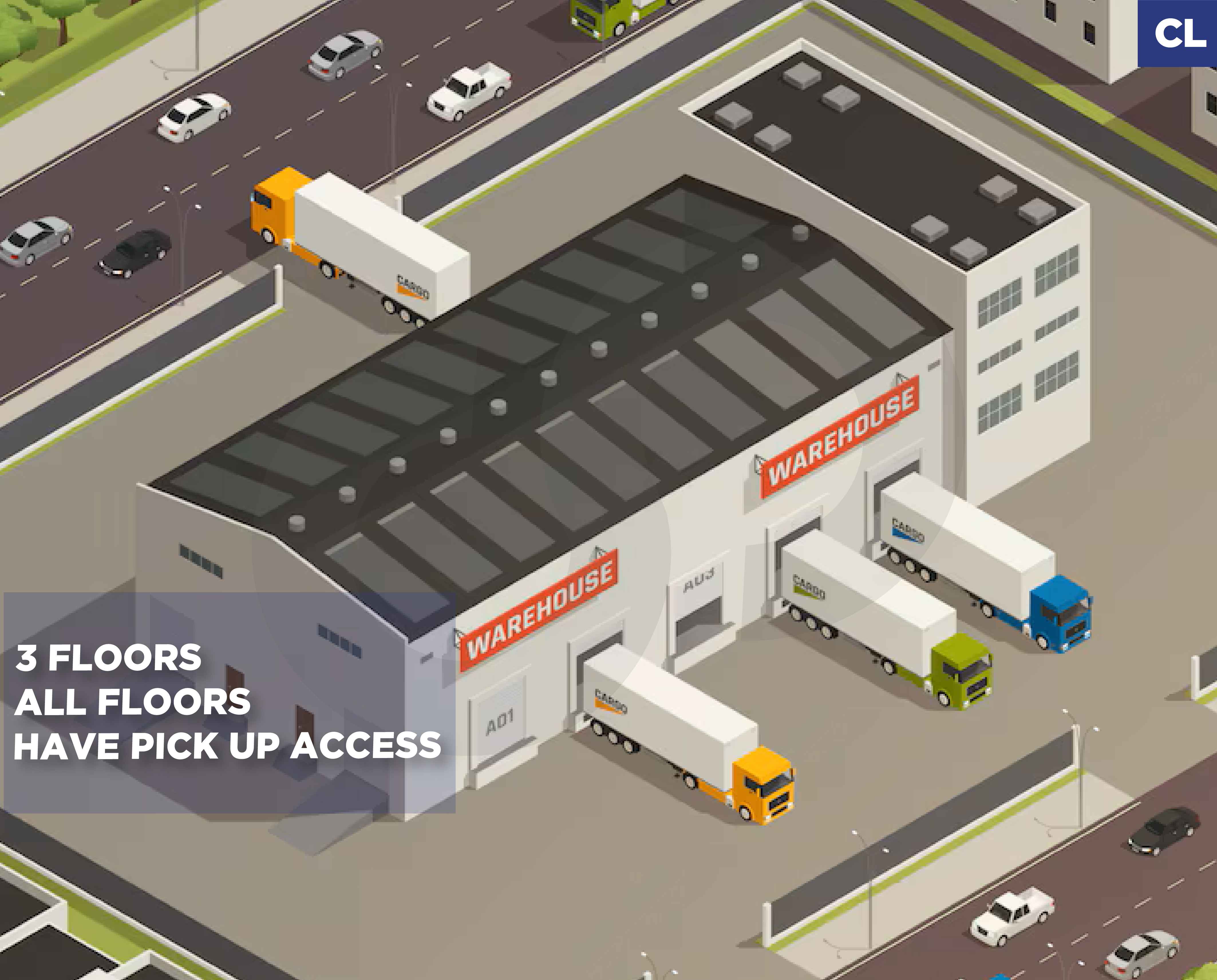 Commercial space strategic location and spacious layout/JBEIL - FIDAR JELEB