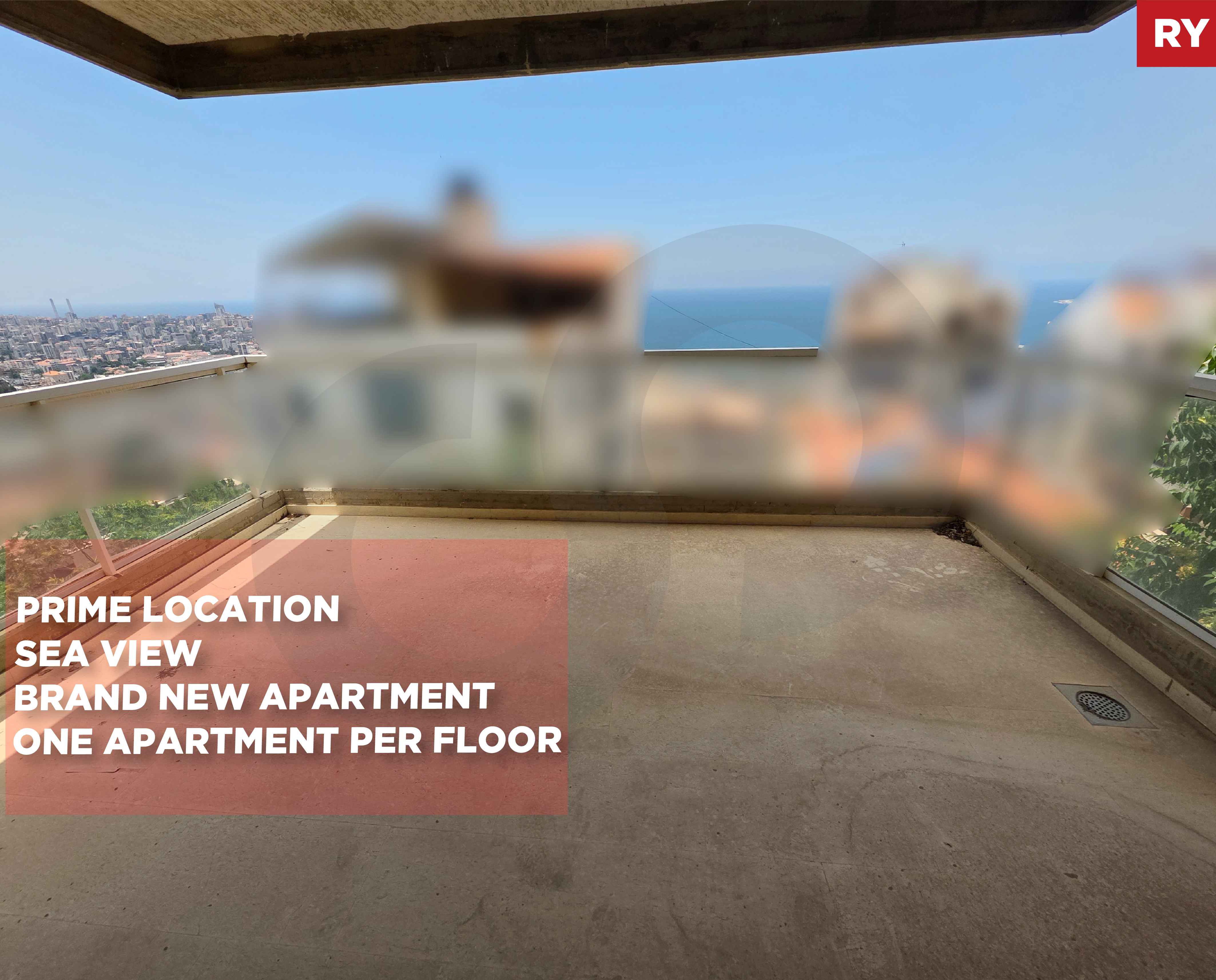 SEA VIEW/ Sahel Alma,KESEROUAN /Prime Location