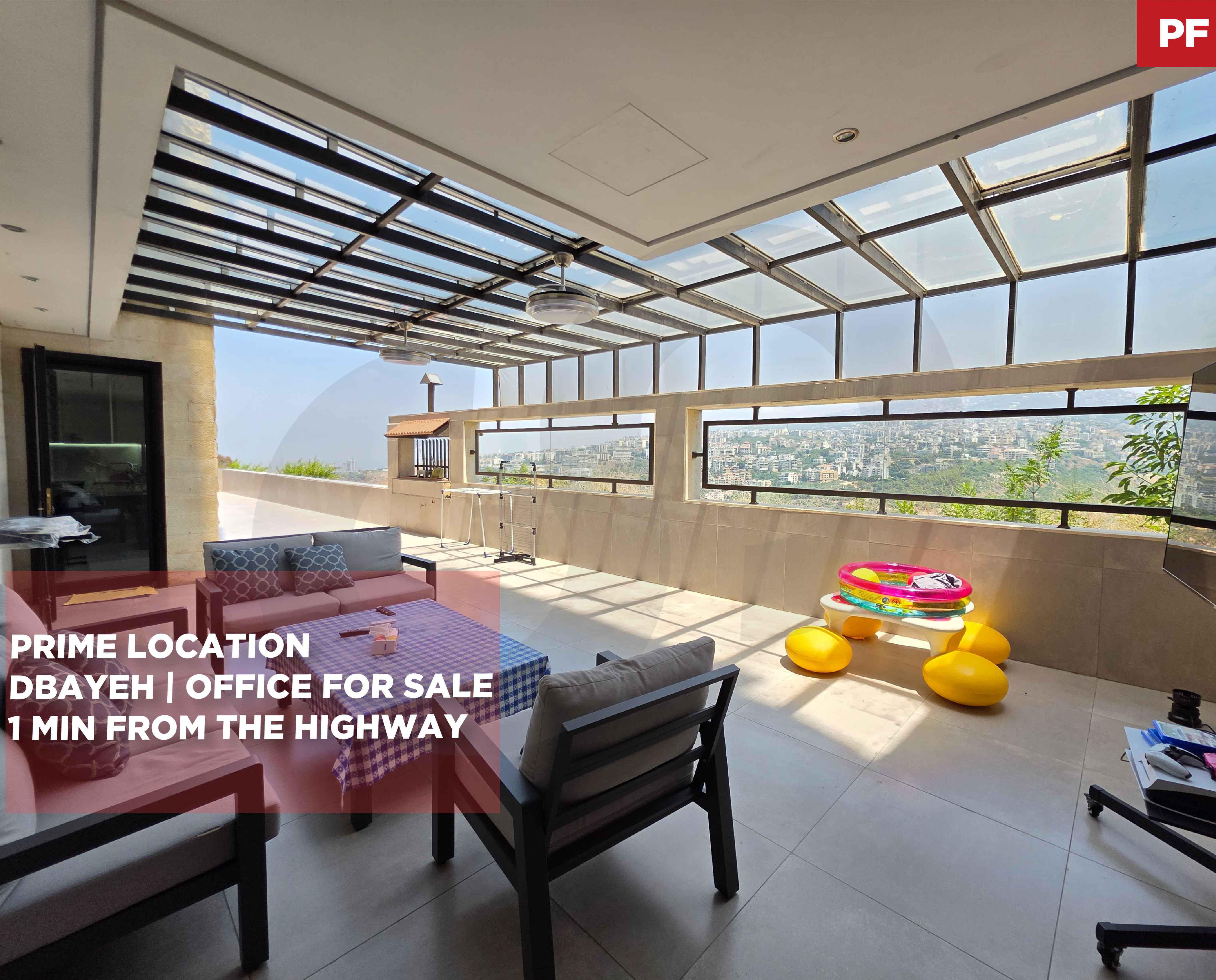 Panoramic Sea & Mountain Views | furnished /Prime FIYADIYEH/Baabda