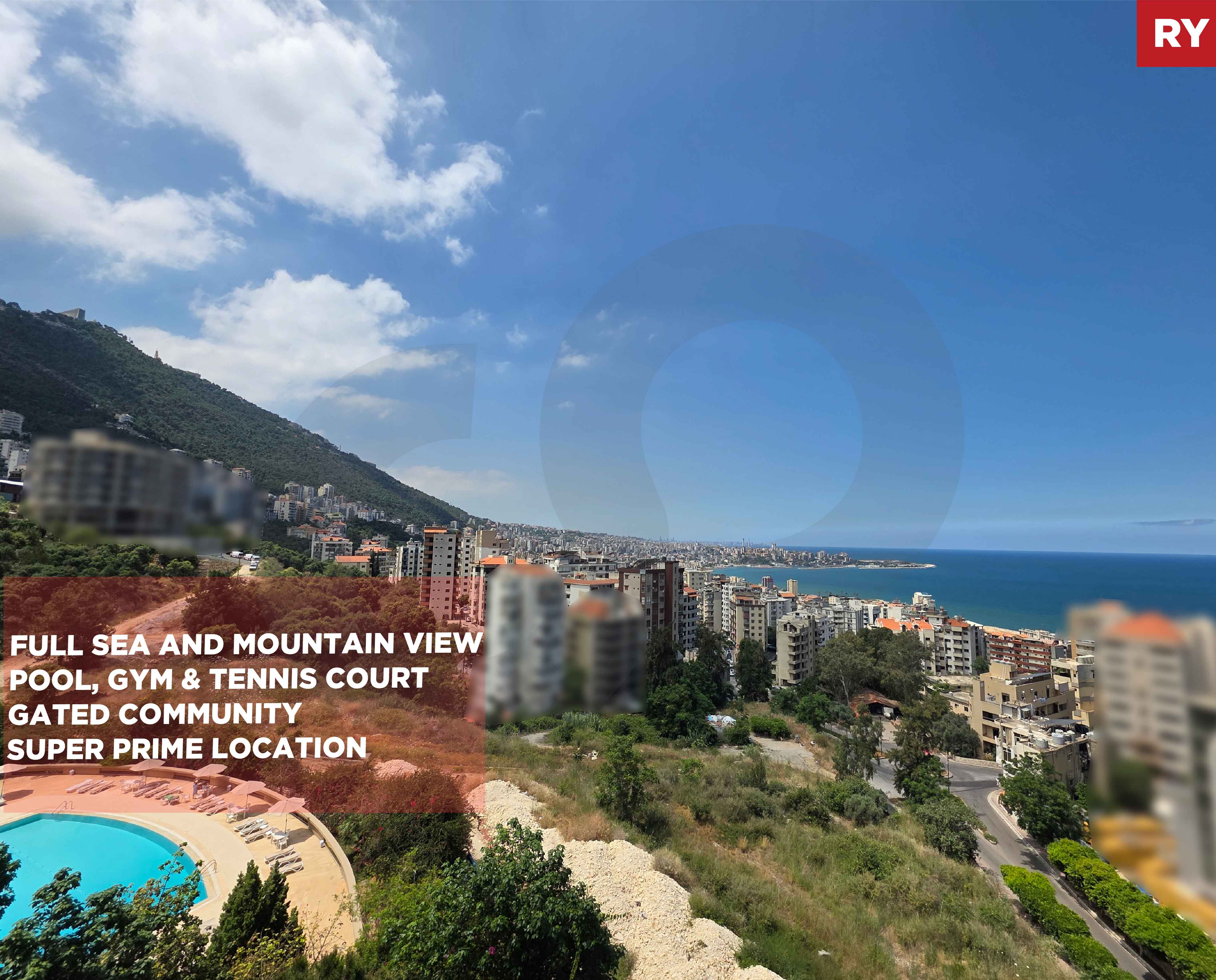 Full mountain and sea view/fully furnished/ Sahel alma,KESEROUA