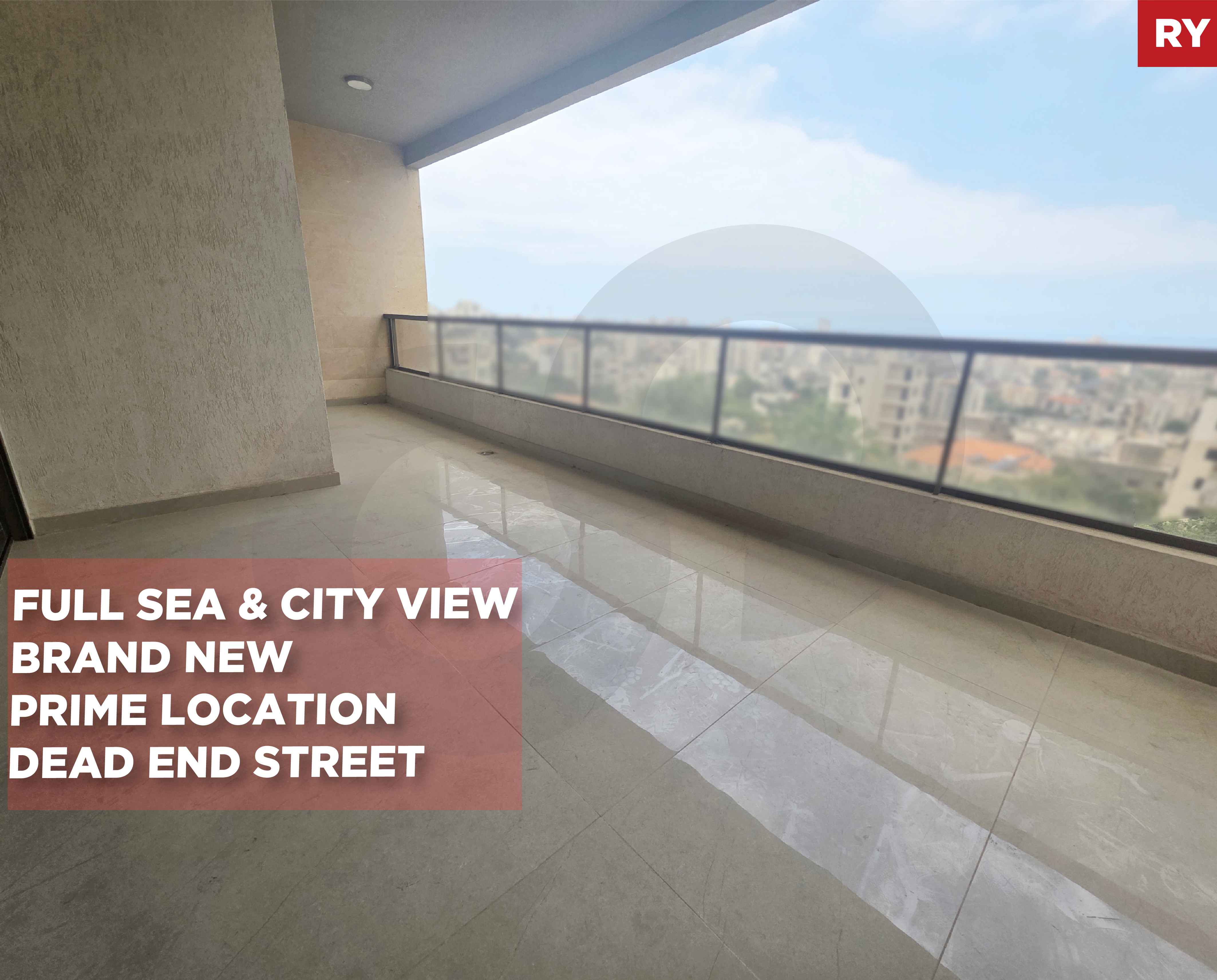 PRIME LOCATION/brand new/ city and sea view/GHADIR,KESEROUAN