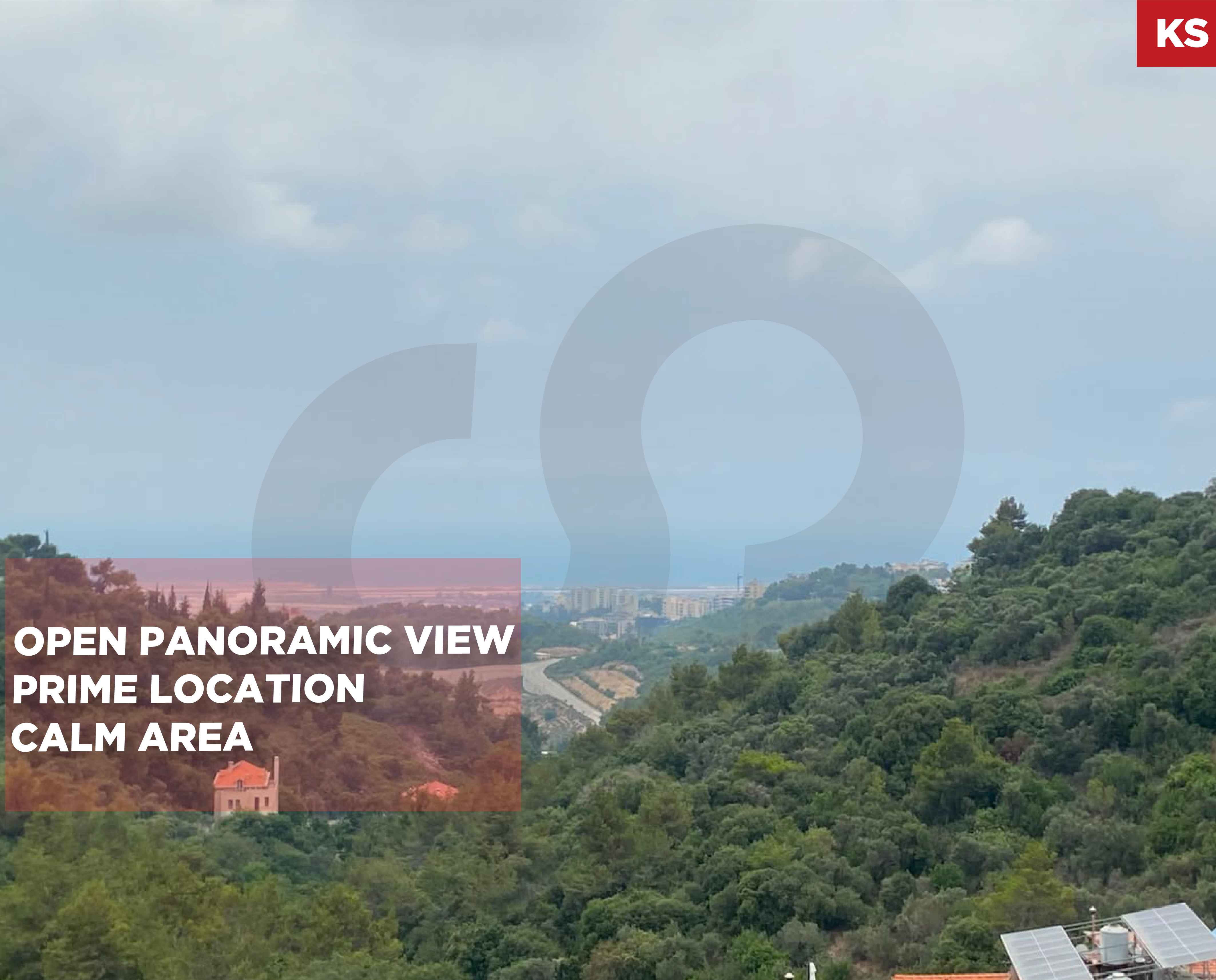 DUPLEX/well-maintained building/prime location/OPEN VIEW/JAMHOUR,BAABDA