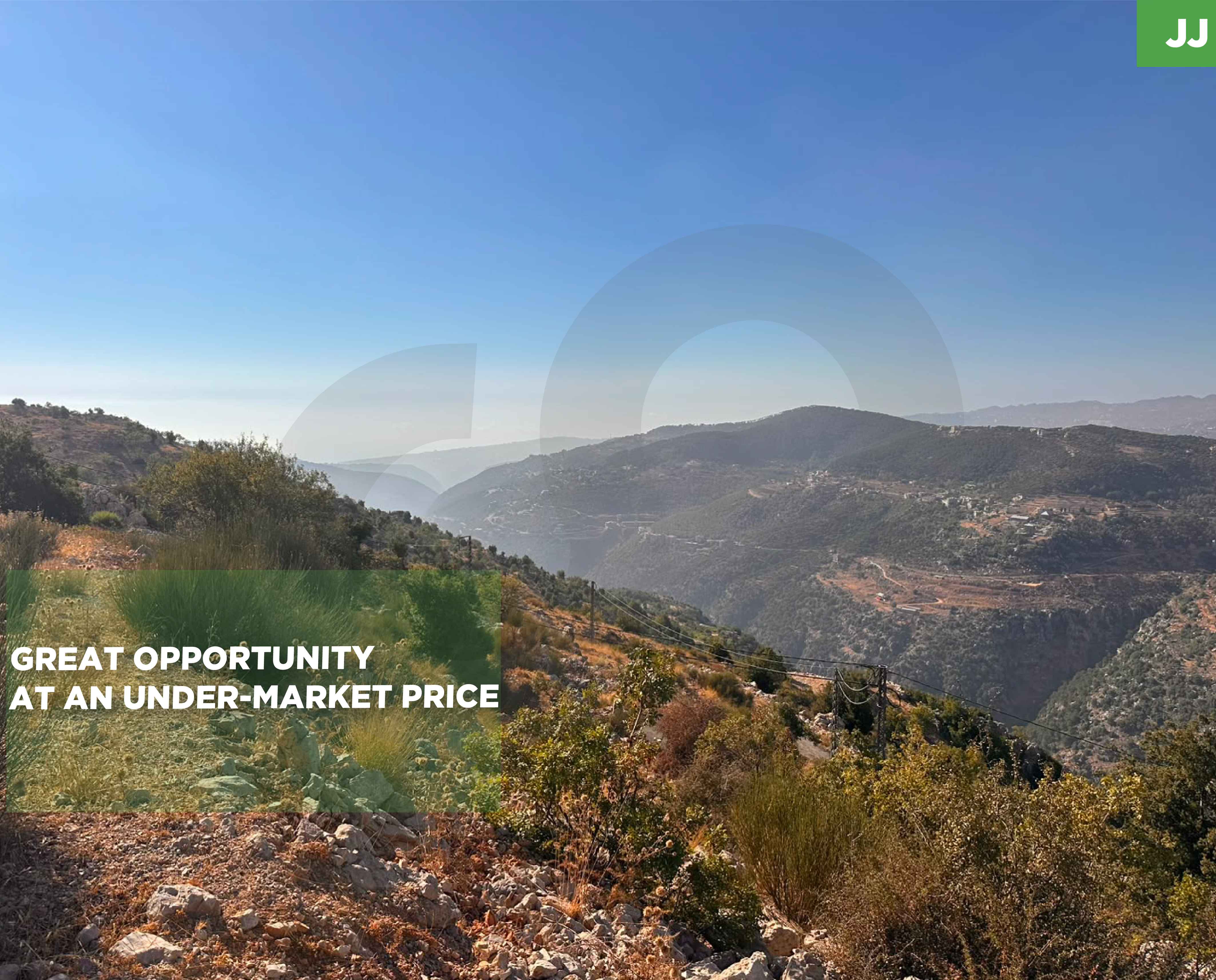 LAND/MOUNTAIN VIEW/Residential and investment use /Zaarour,METN