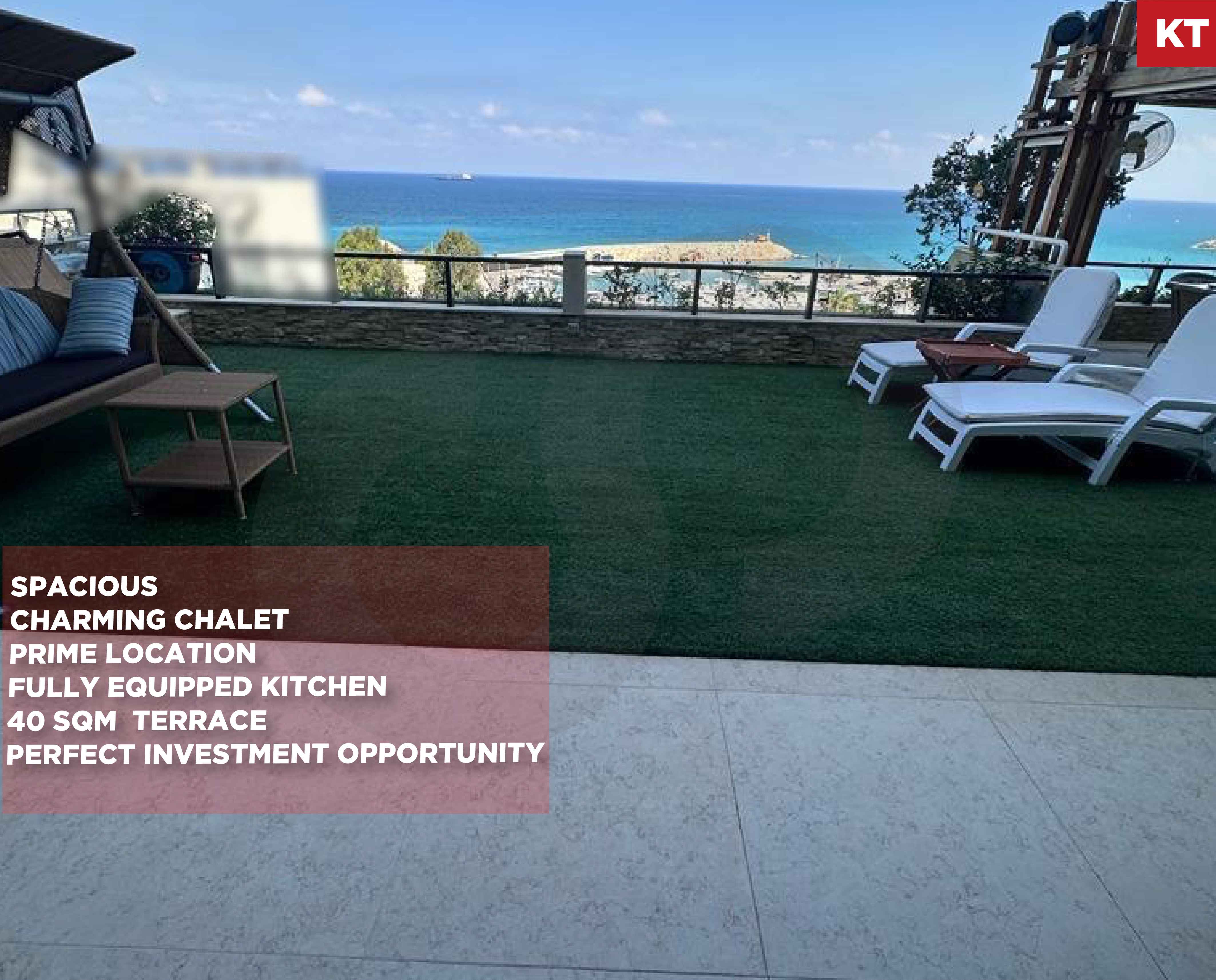 CHALET/40 sqm terrace/prime location/Jounieh,KESEROUAN — photo 1