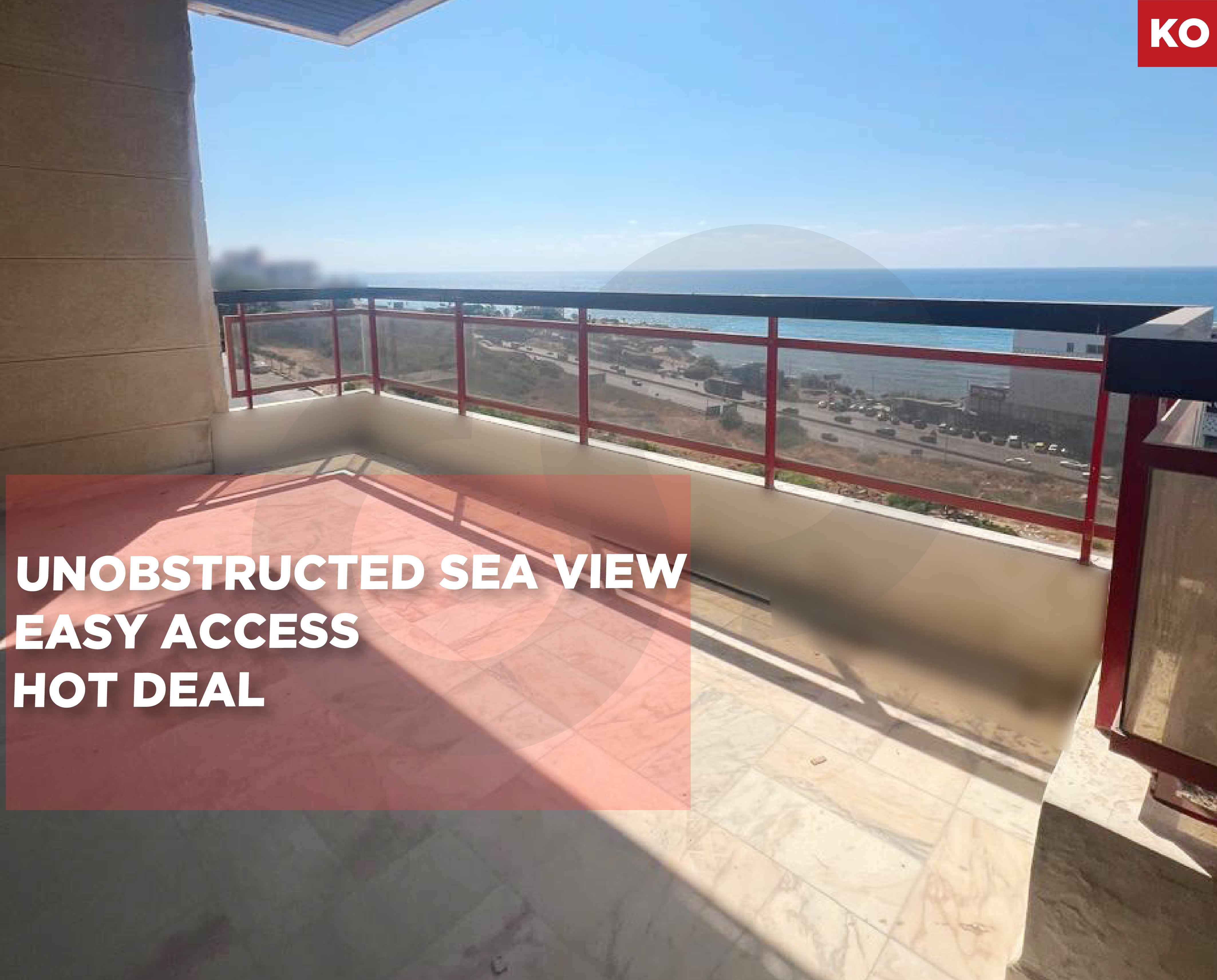 Unobstructed Sea View/easy Access/Hot Deal/DAWHET EL HOSS,ALEY