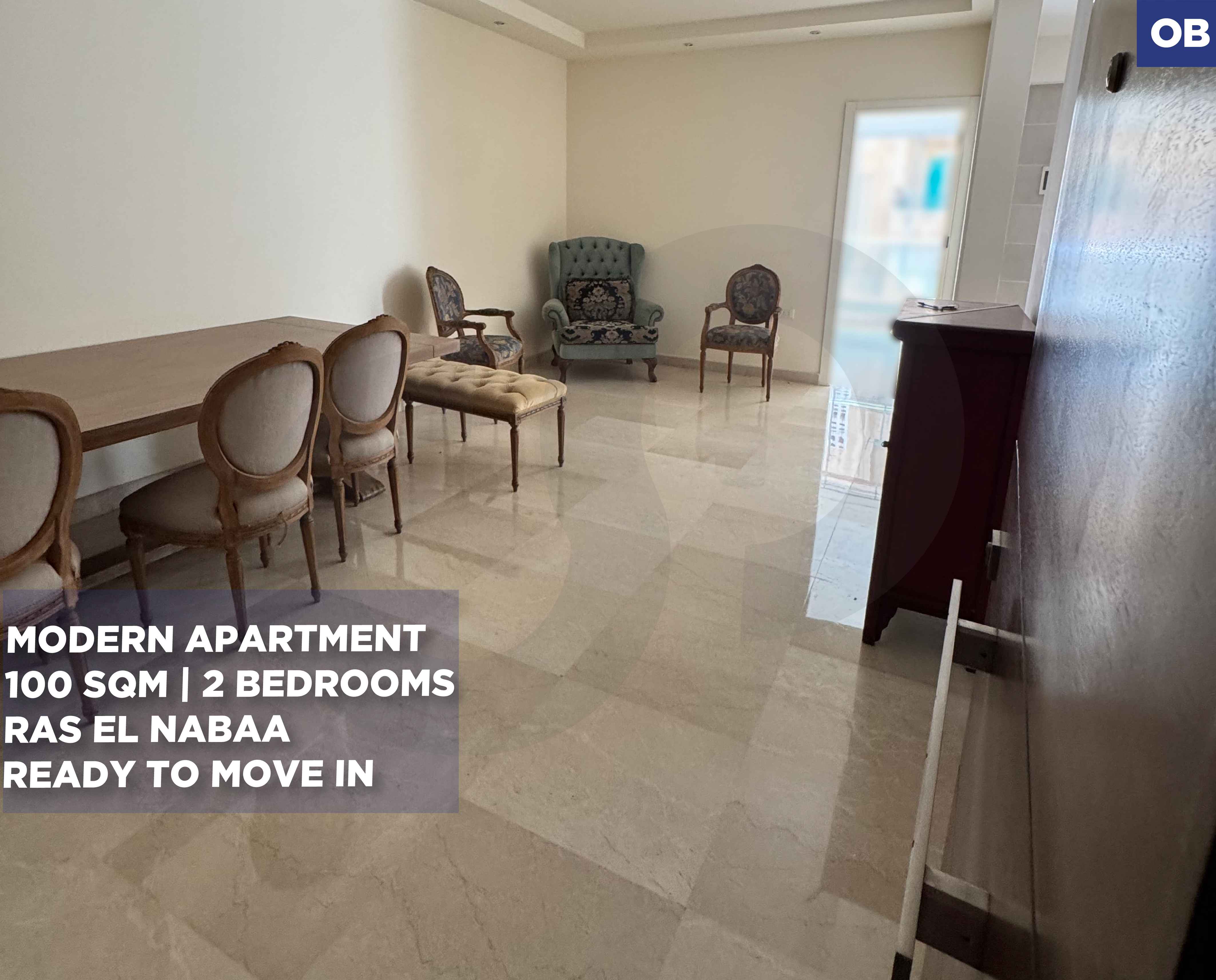 RENTAL DEAL/well-maintained apartment/quiet street in Ras El Nabaa,BEIRUT