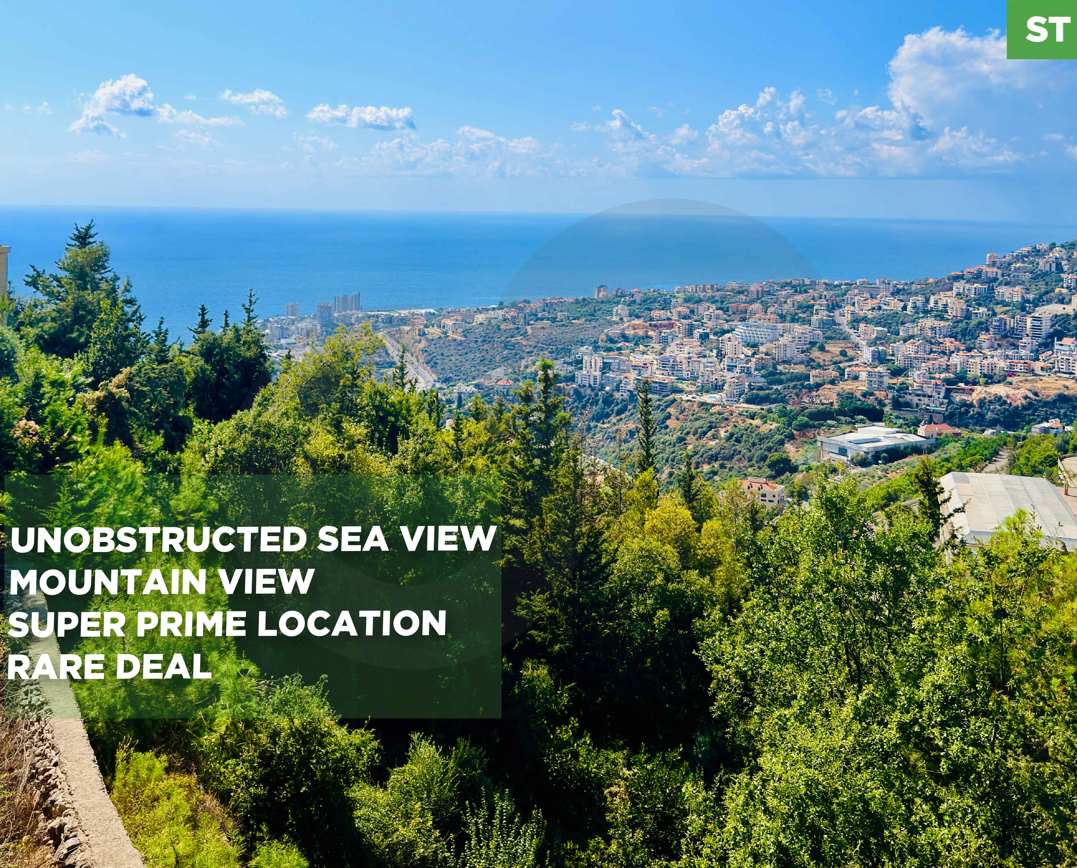 LAND/super prime and calm location/Ghazir,Kfarhbab,KESEROUAN