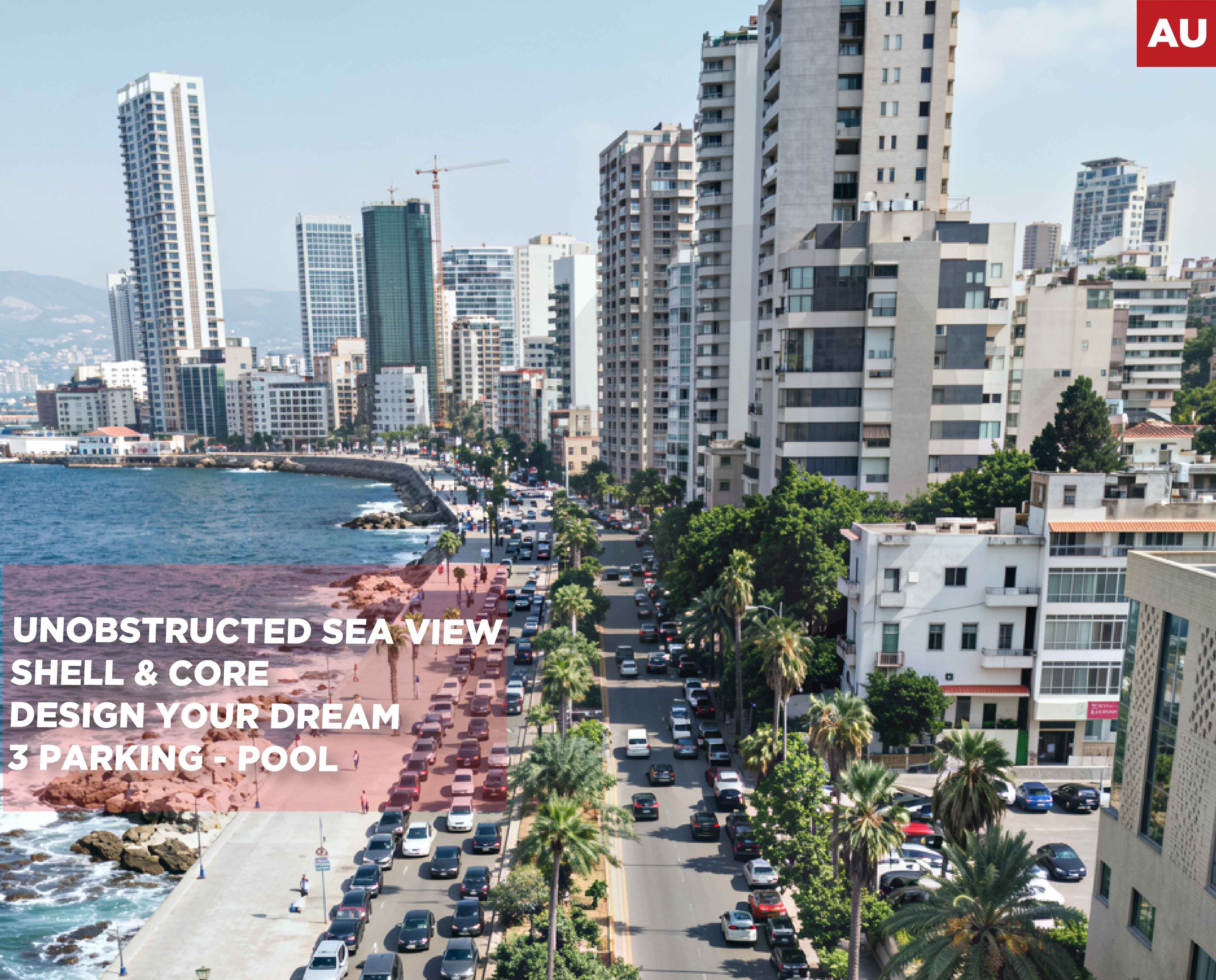 Ultra-Luxury Sea-View Apartment in AIN AL MRAISEH,BEIRUT