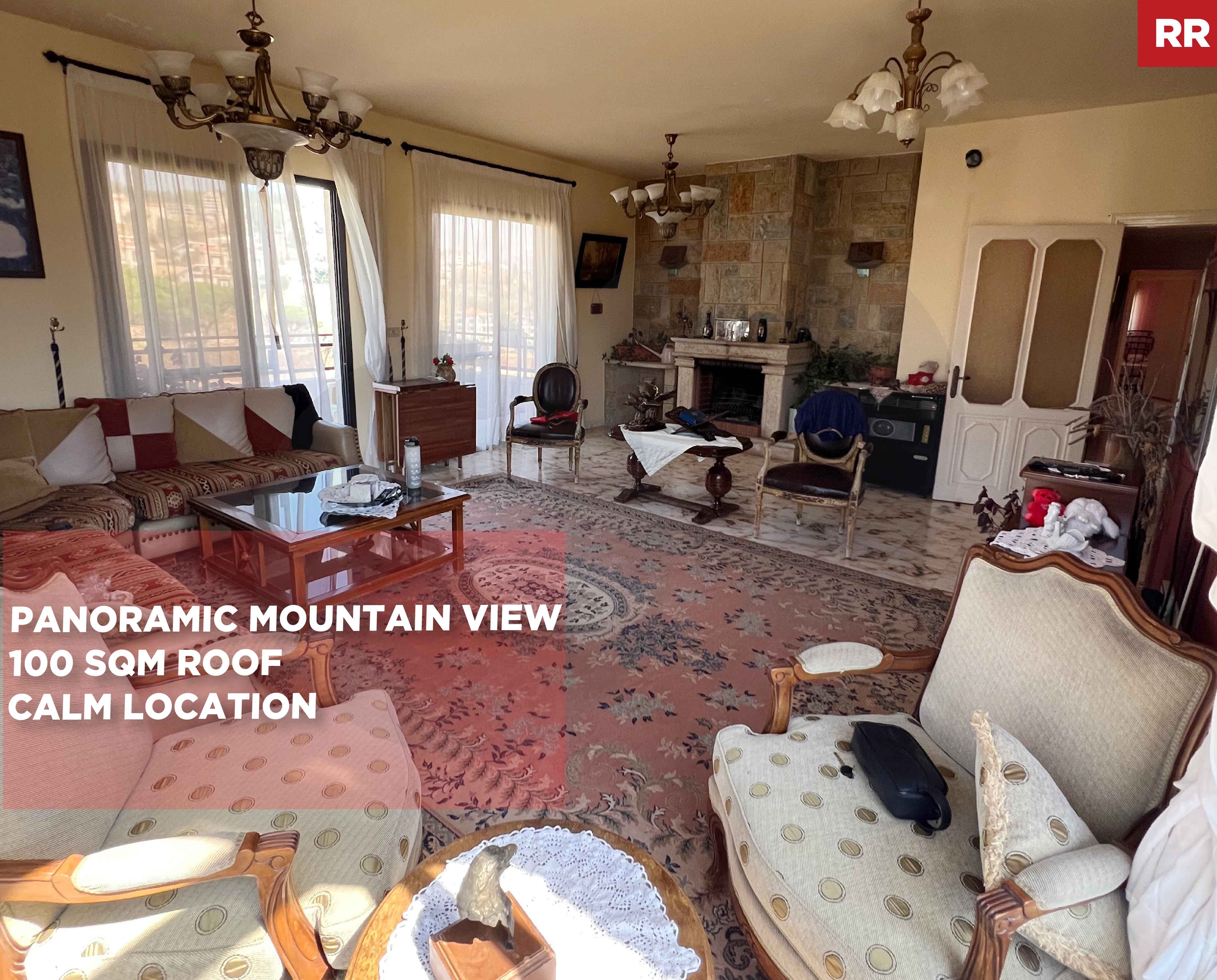 Mountain view/calm location/Easy access/Souk El Gharb, Aley