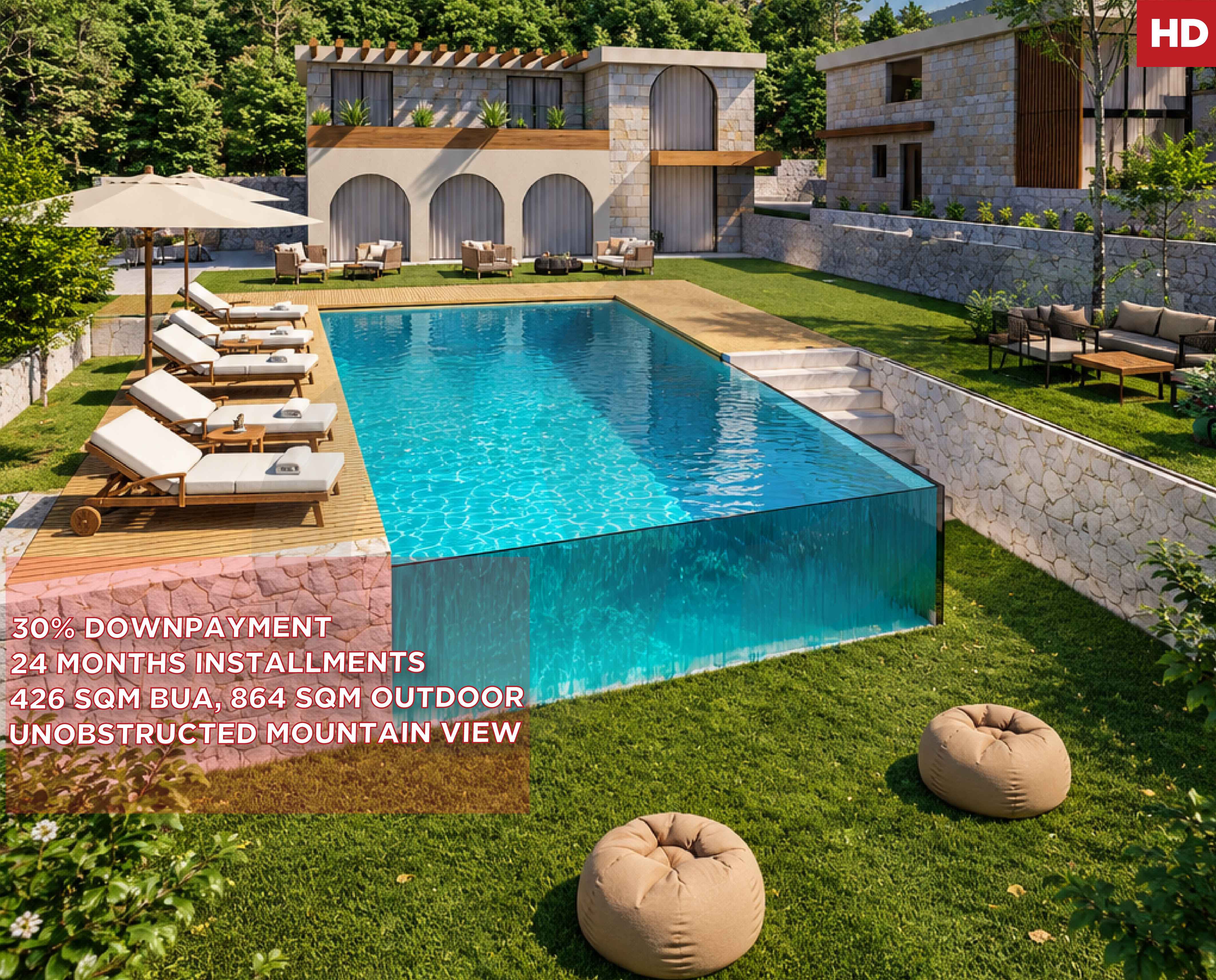 LUXURY VILLA/24 months installments/Unobstructed Mountain Views/Premium Living/ Beiteddine,CHOUF