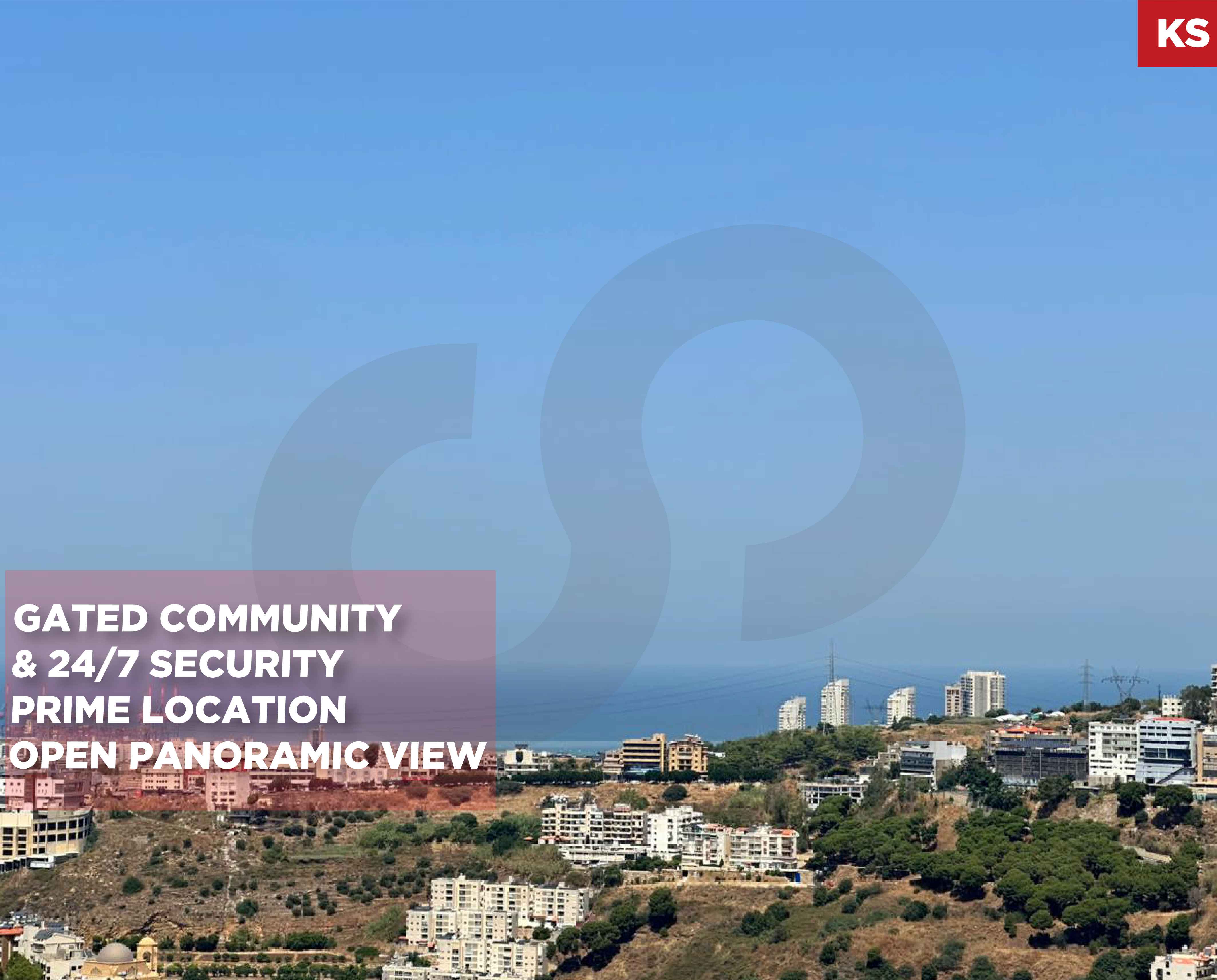 FULLY FURNISHED/PRIME LOCATION/open panoramic view/LOUAIZEH,BAABDA