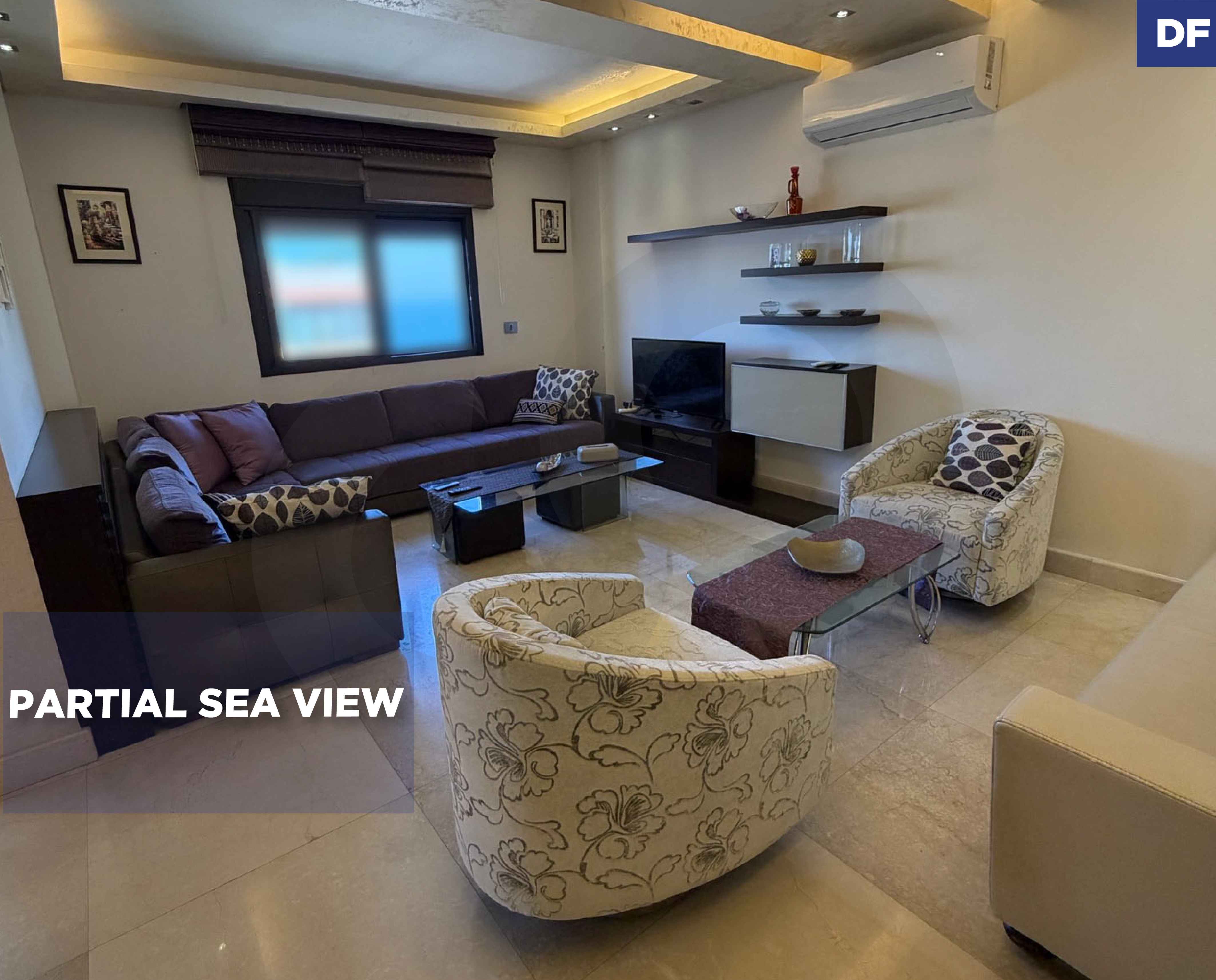 RENTAL DEAL/Partial sea view/fully furnished/DBAYE,METN