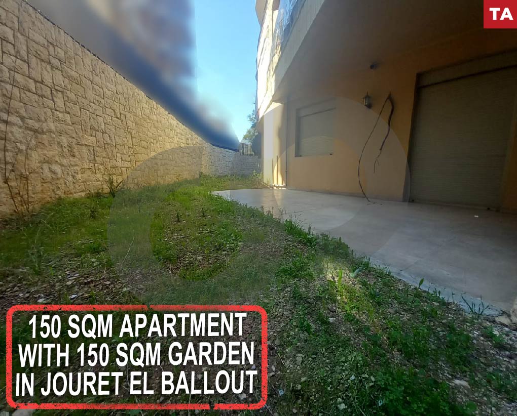 150 sqm Apartment-Jouret El Ballout-150 sqm Garden