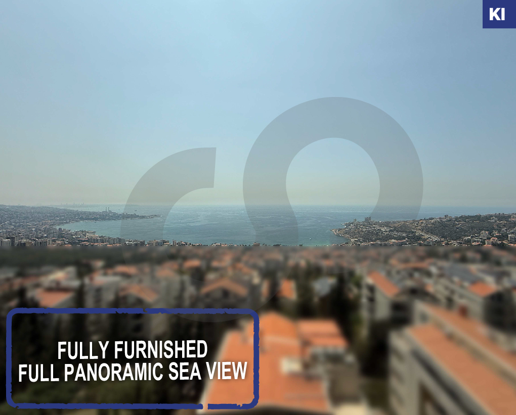 fully furnished- Panoramic sea view- kfarhbeb ghazir — الصورة 1