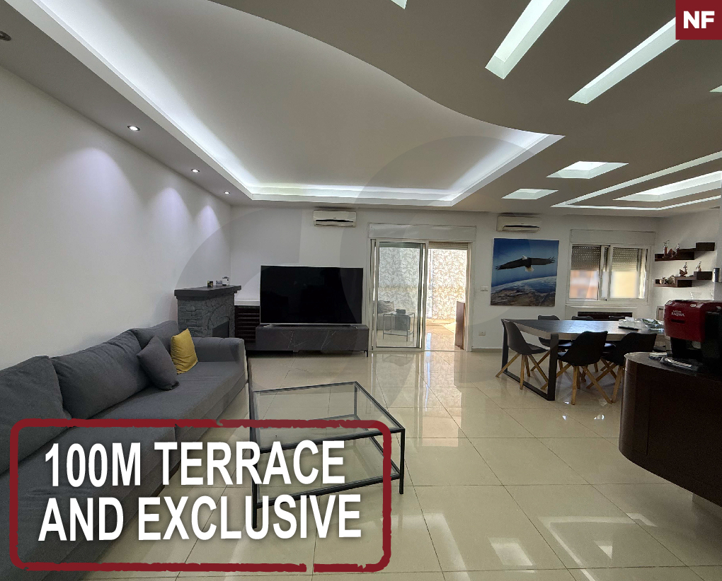 100m terrace and exclusive - stunning - sehaileh