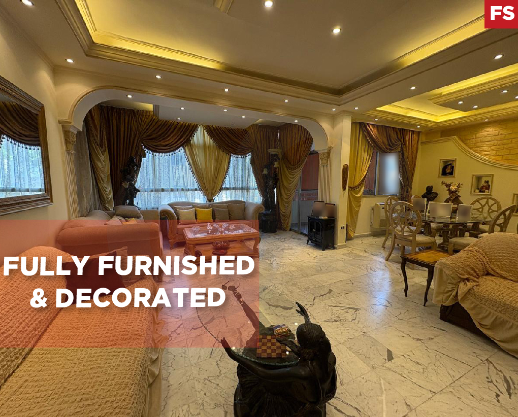 Fully Furnished & Decorated, keserwan, adonis