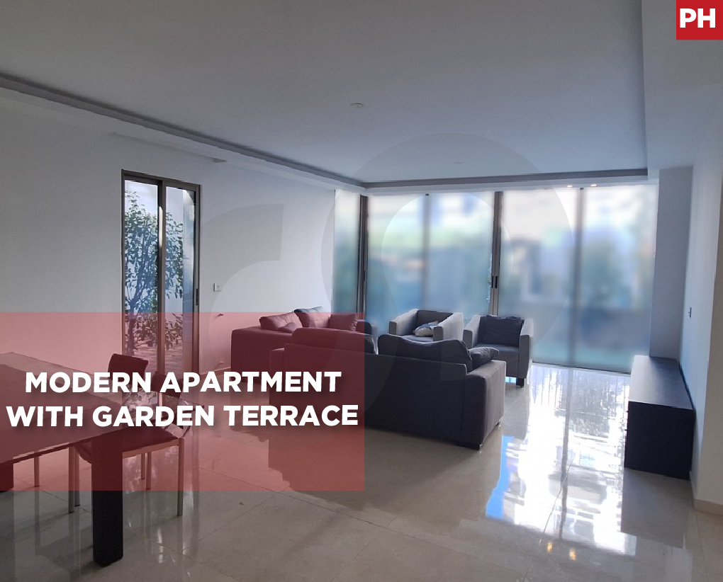 A Warm Modern 265 sqm Residence with a Soulful Garden Terrace in Ain Saade