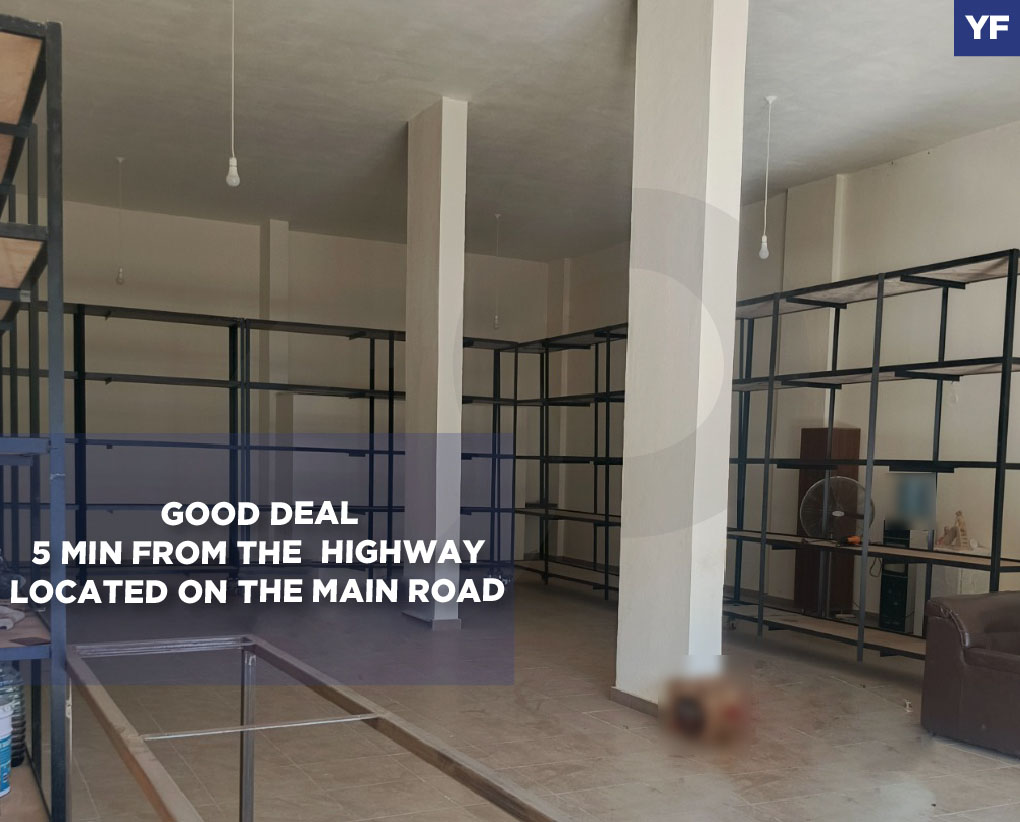 8 shops for rent combined into one large open hall