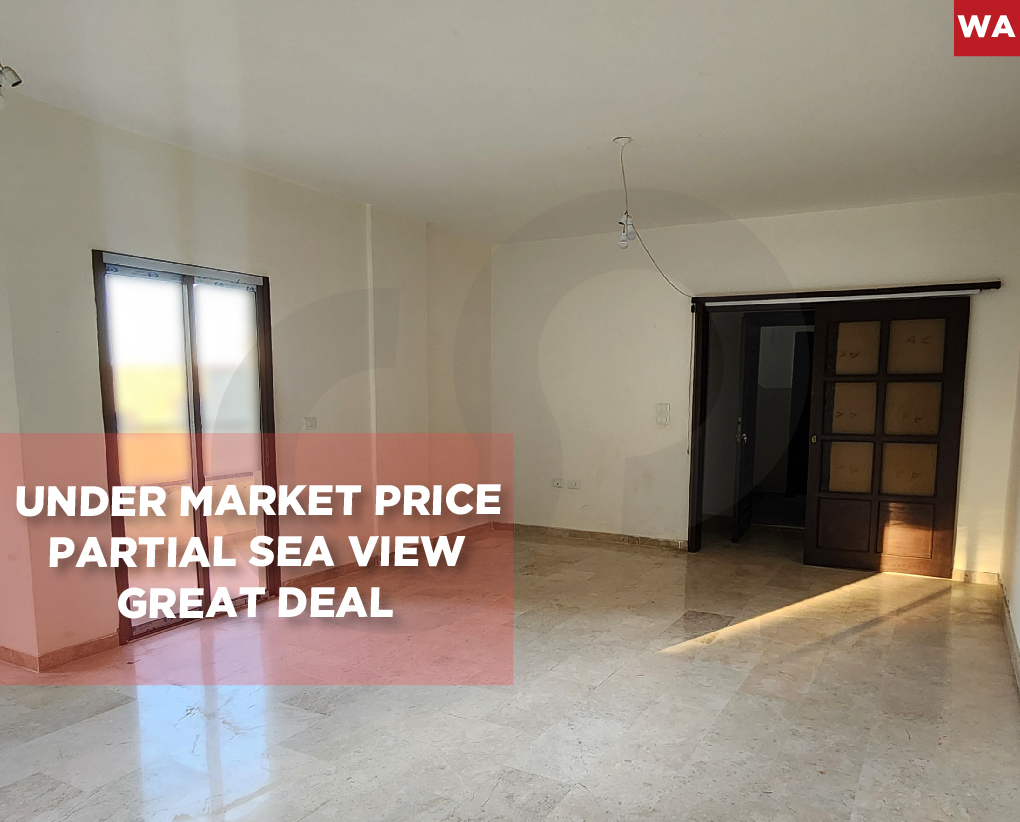 partial sea view, great deal, aley, khaldeh