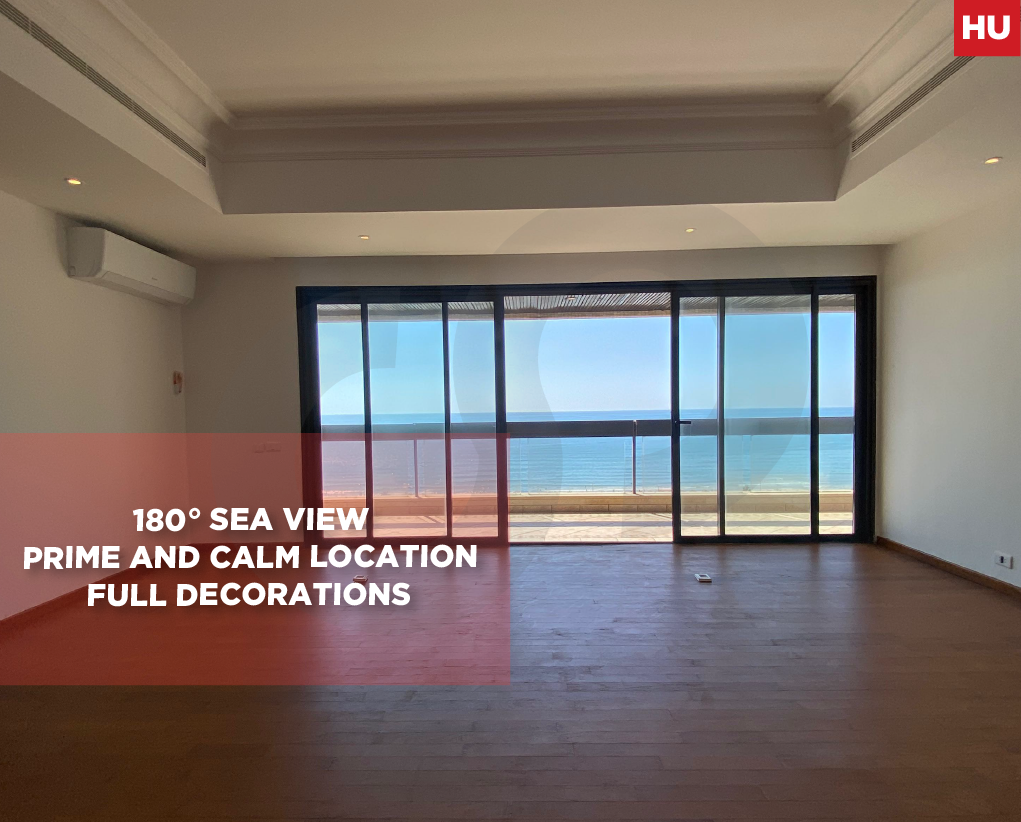 Ramleh Al Baydah | 180° Sea View | Fully Decorated