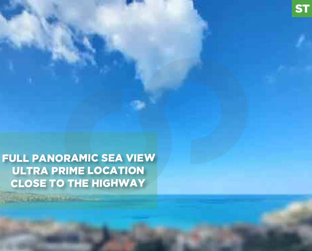 panoramic sea view, close to highway ,Kfar Hbab