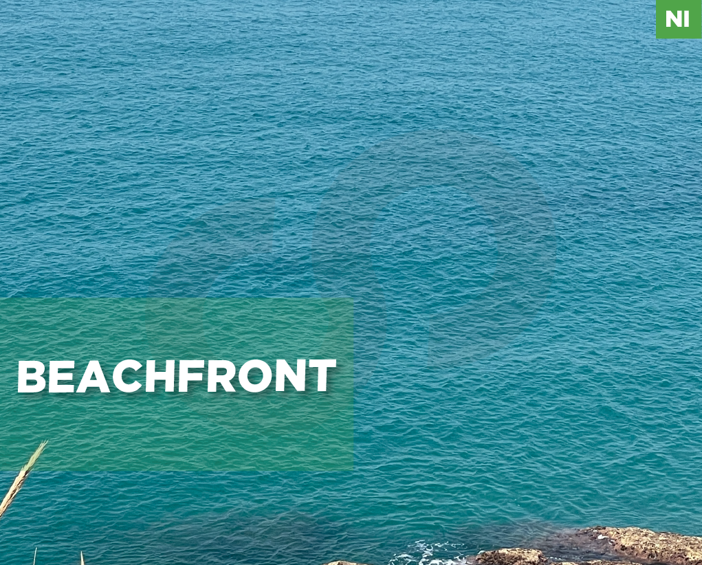 Beachfront, Open views land for sale in Fidar