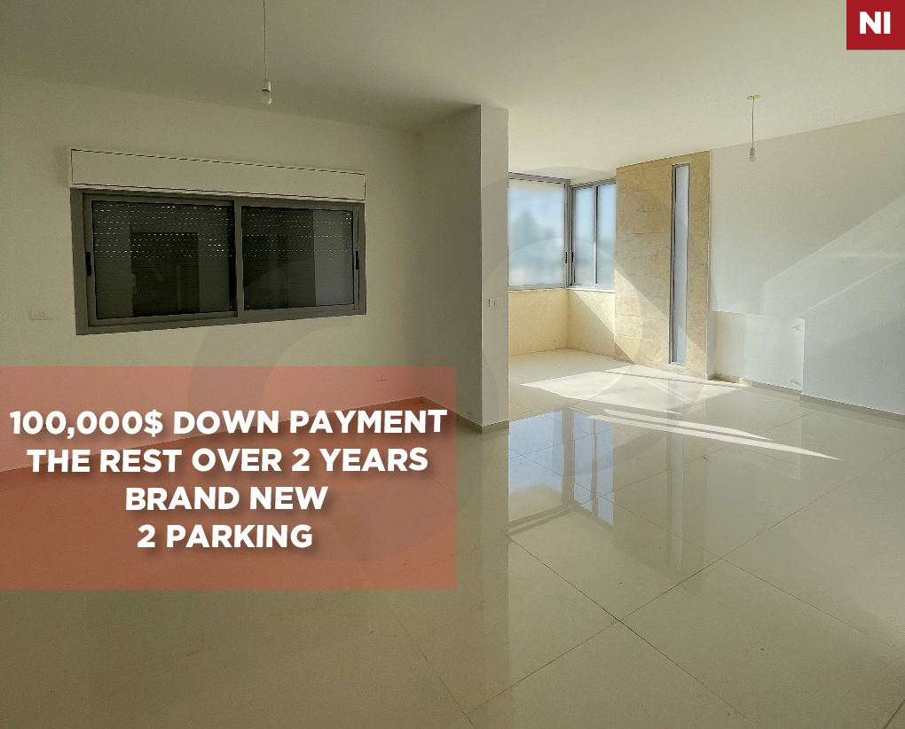brand new, 2 parking, elevator, storage, Eddeh