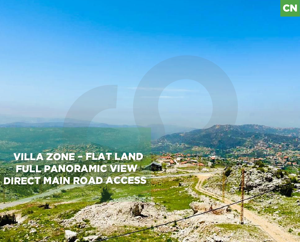 Direct main road ,full panoramic view ,Zaarour
