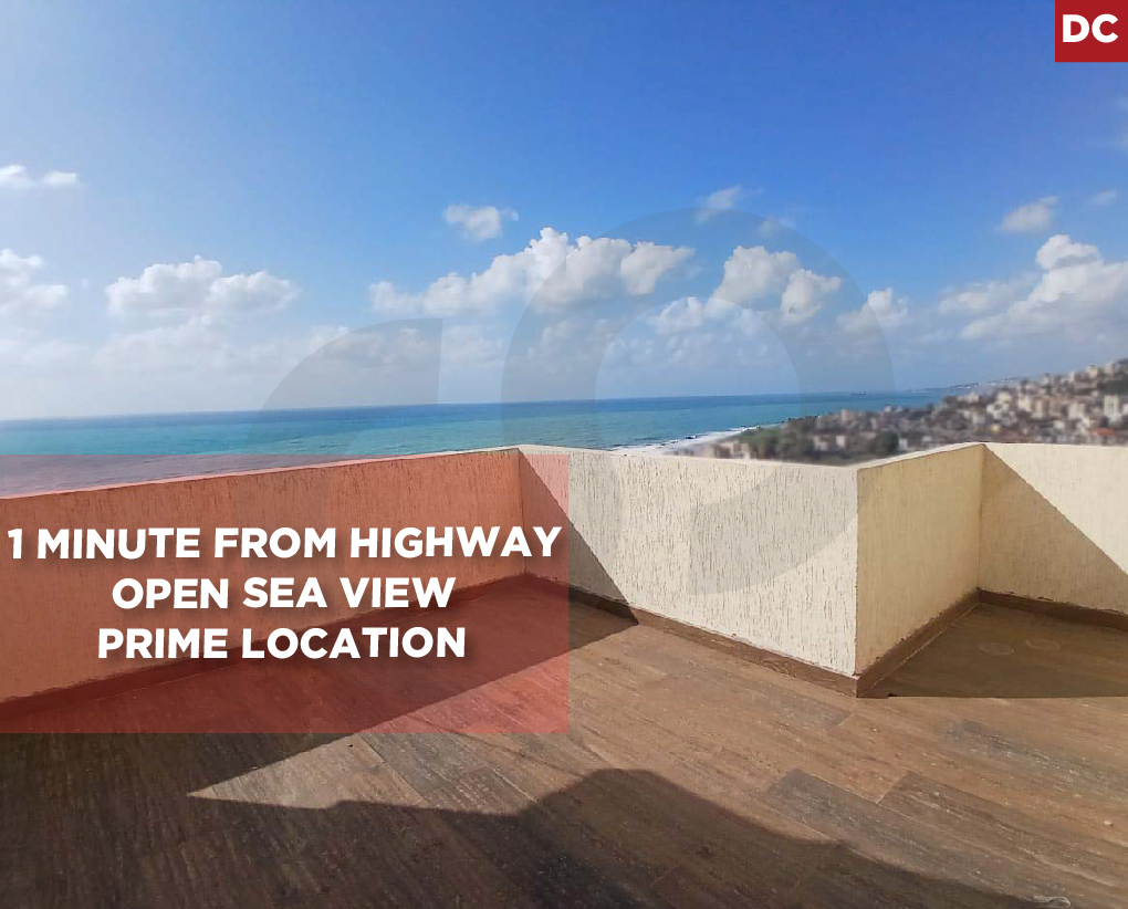 open sea view, terrace, balconies, 2 parking,Okaibe
