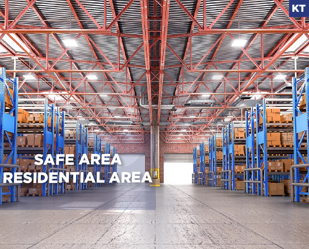 High ceiling Warehouse, prime area, Mezher