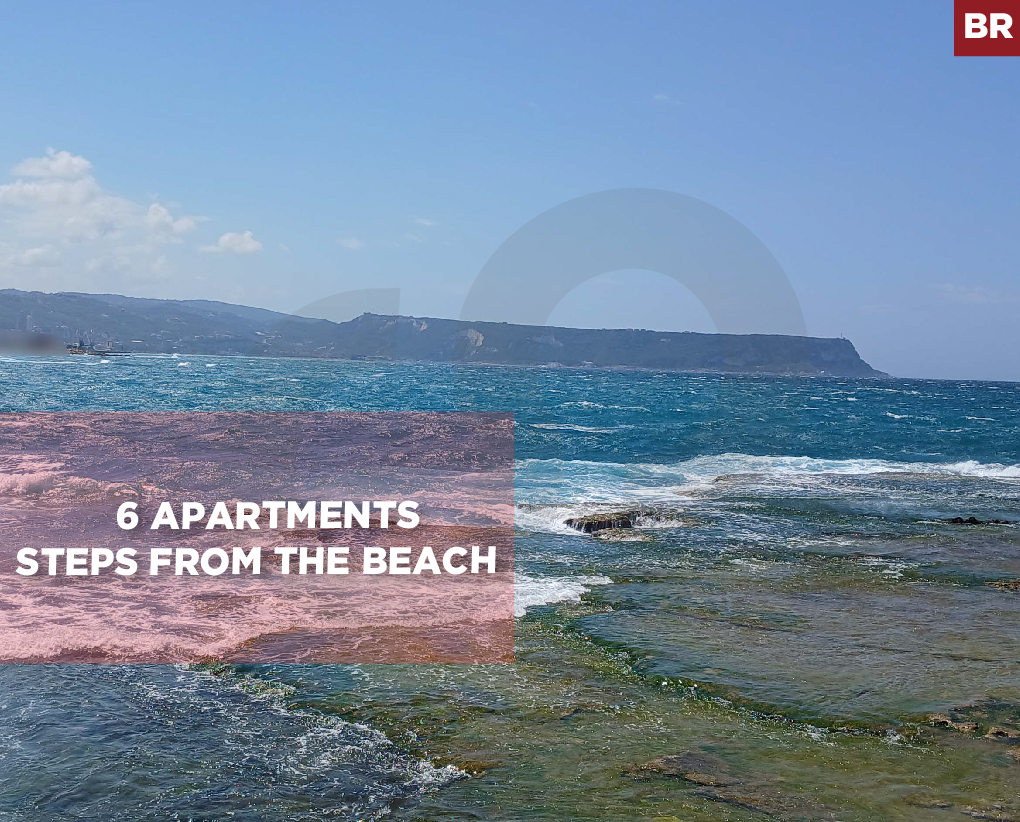 6 apartments, steps from the beach, Anfeh