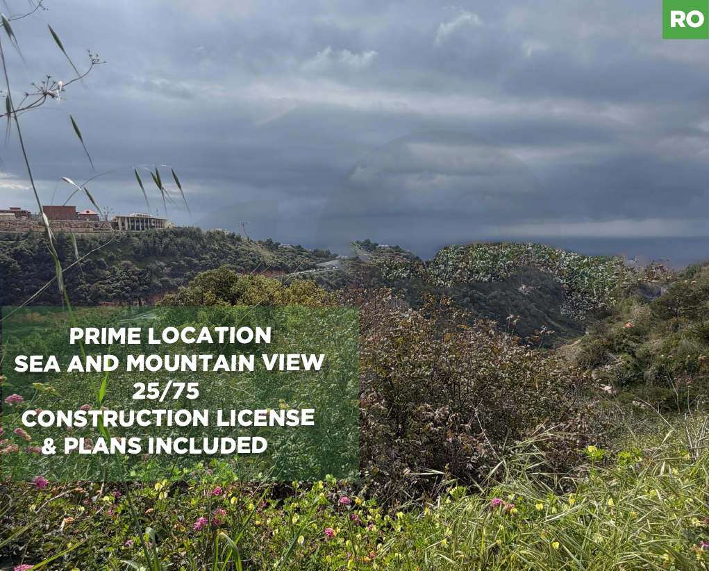 Prime location ,Sea and Mountain View , Bchamoun