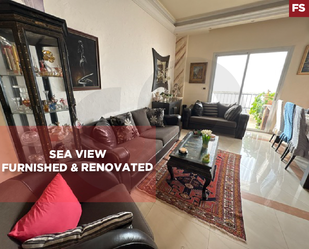 parking, 3 balconies, Sea view, Zouk Mosbeh